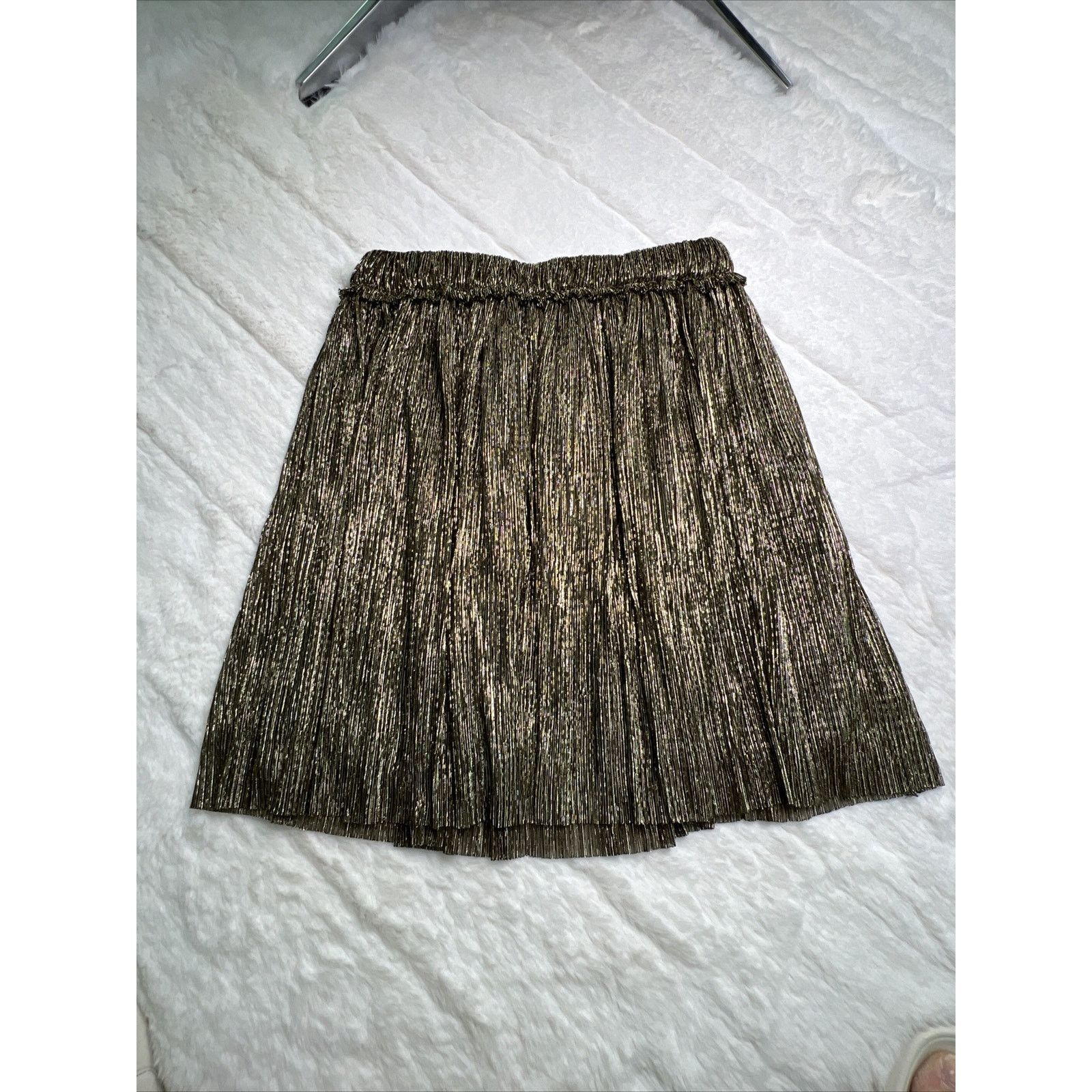 Isabel Marant ISABEL MARANT-Etoile Mini Skirt-Dore/Gold-Size 34- W/Tag’s Size 25" / US 0 / IT 36 - 13 Thumbnail