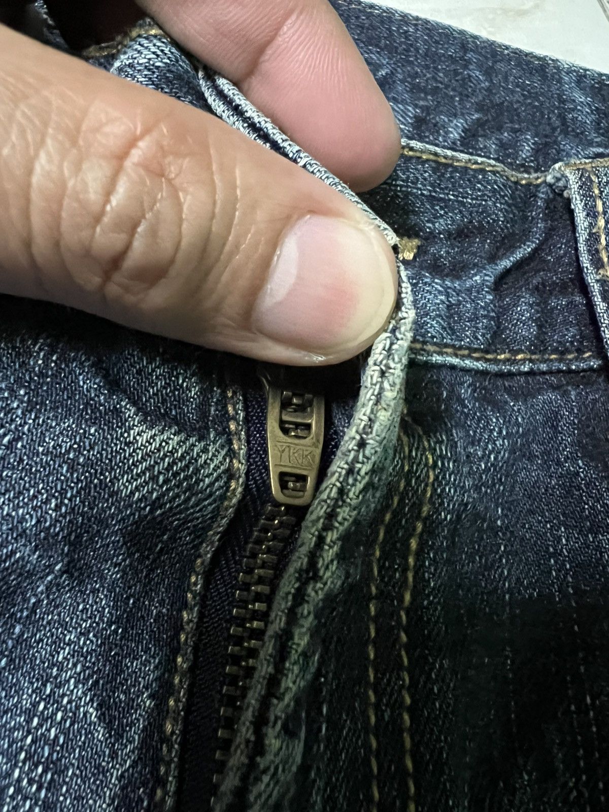 14th Addiction × If Six Was Nine × Japanese Brand 💥Baggy💥Vintage Guitar Pick Washed Distress Clawmark Jean Size US 33 - 10 Thumbnail