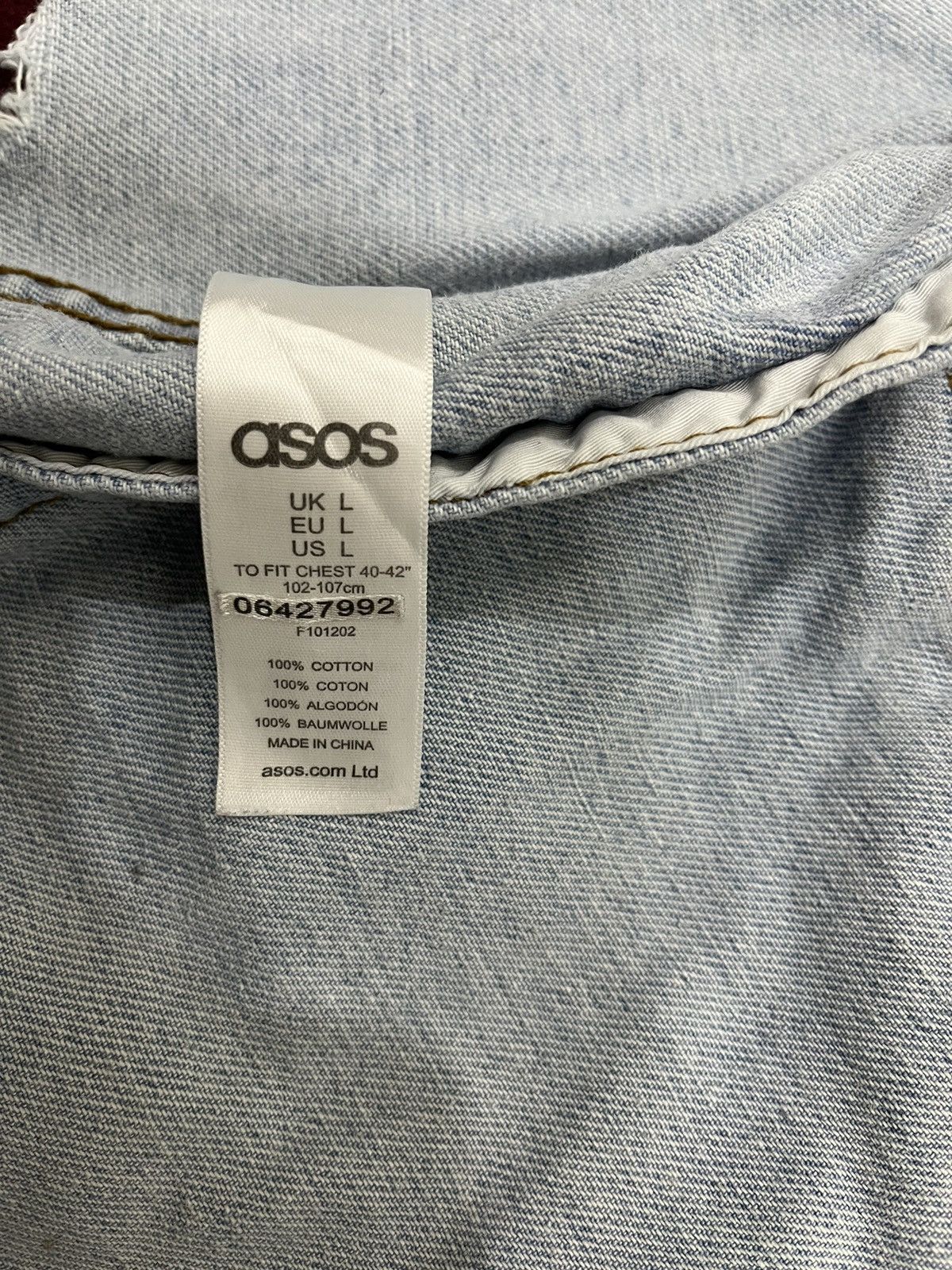 Asos Asos Ripped Trucker Denim Jacket Size US L / EU 52-54 / 3 - 13 Thumbnail