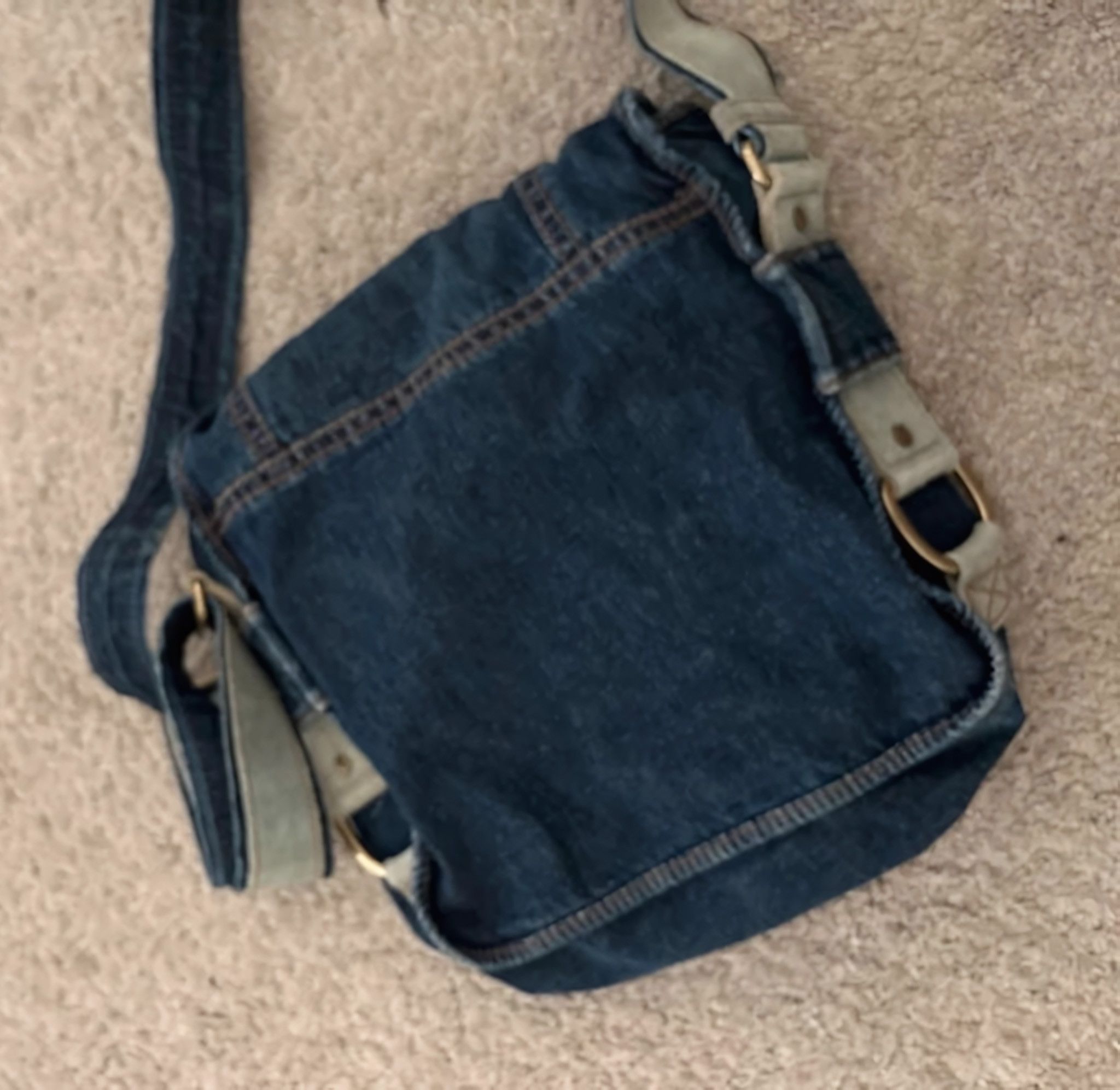 Saint Laurent Paris RIVE GAUCHE CROSSBODY DENIM BAG BY TOM FORD Size ONE SIZE - 2 Thumbnail