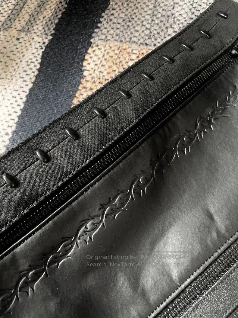 Jean Paul Gaultier Jean Paul GAULTIER Black Dragon pattern crossbody bag. Size ONE SIZE - 4 Thumbnail