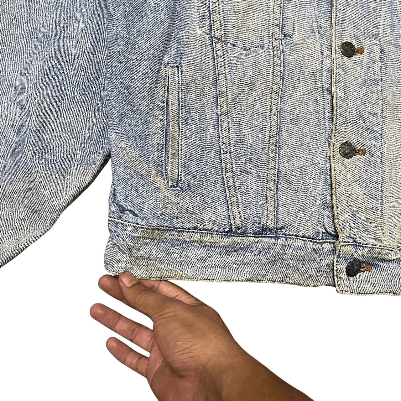 Converse Vintage 90's Converse Trucker Denim Jacket Size US M / EU 48-50 / 2 - 5 Thumbnail