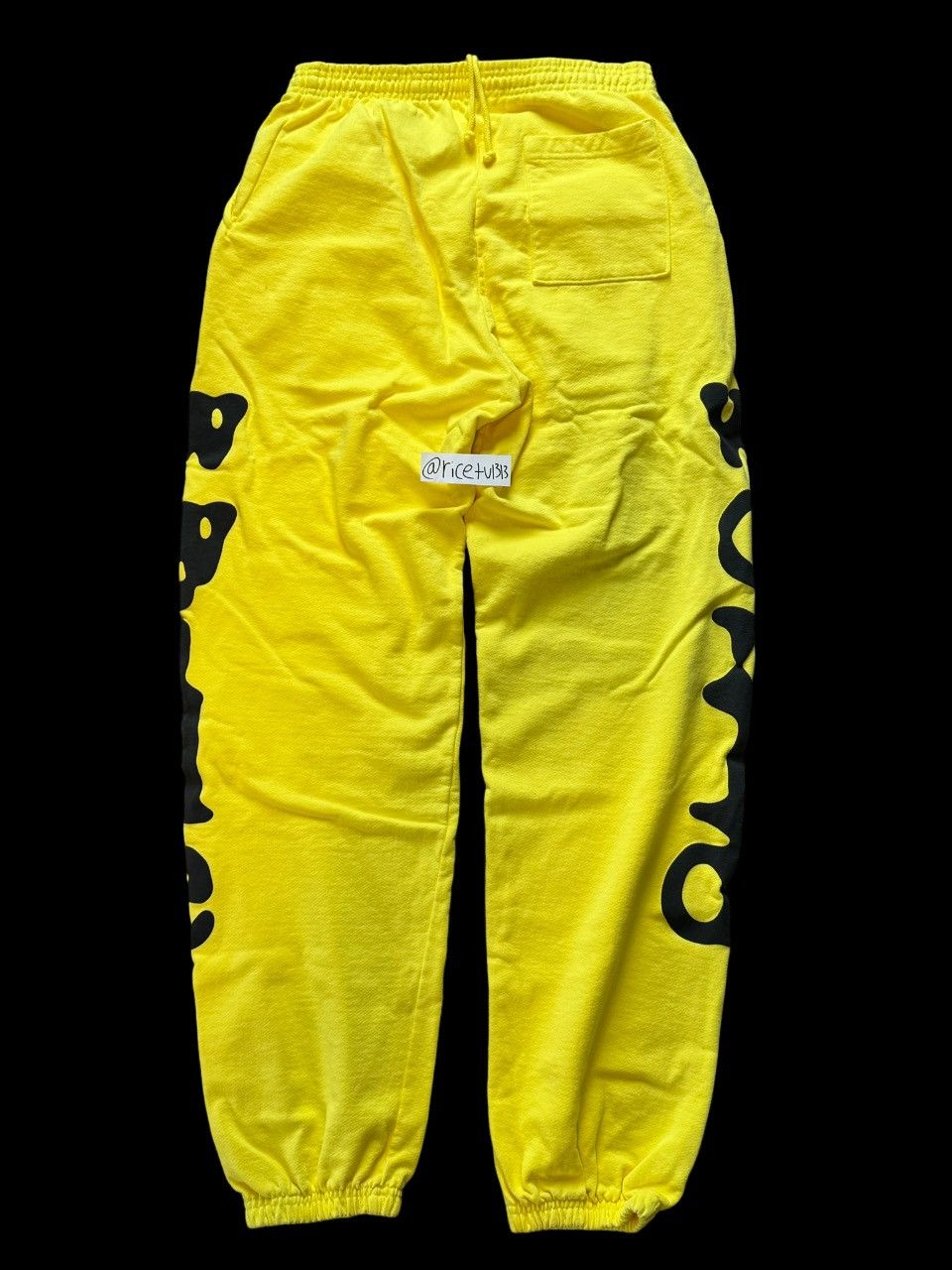 Sp5der × Young Thug 💛 YELLOW BELUGA SP5DER WORLDWIDE PANTS💛 Size US 32 / EU 48 - 2 Thumbnail