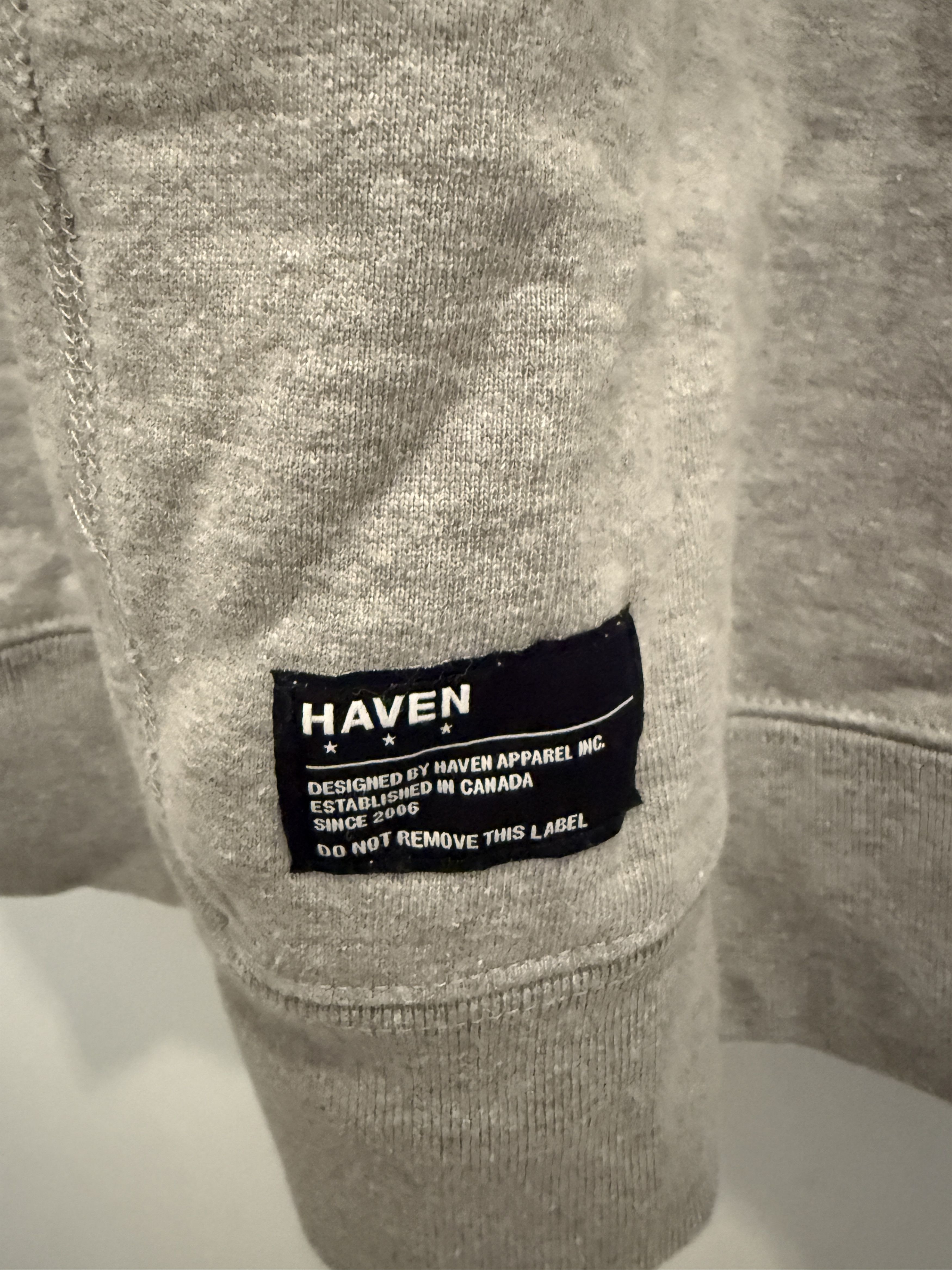 Haven HAVEN Logo Crewneck Heather Grey Size 4 (XL) Size US XL / EU 56 / 4 - 4 Thumbnail