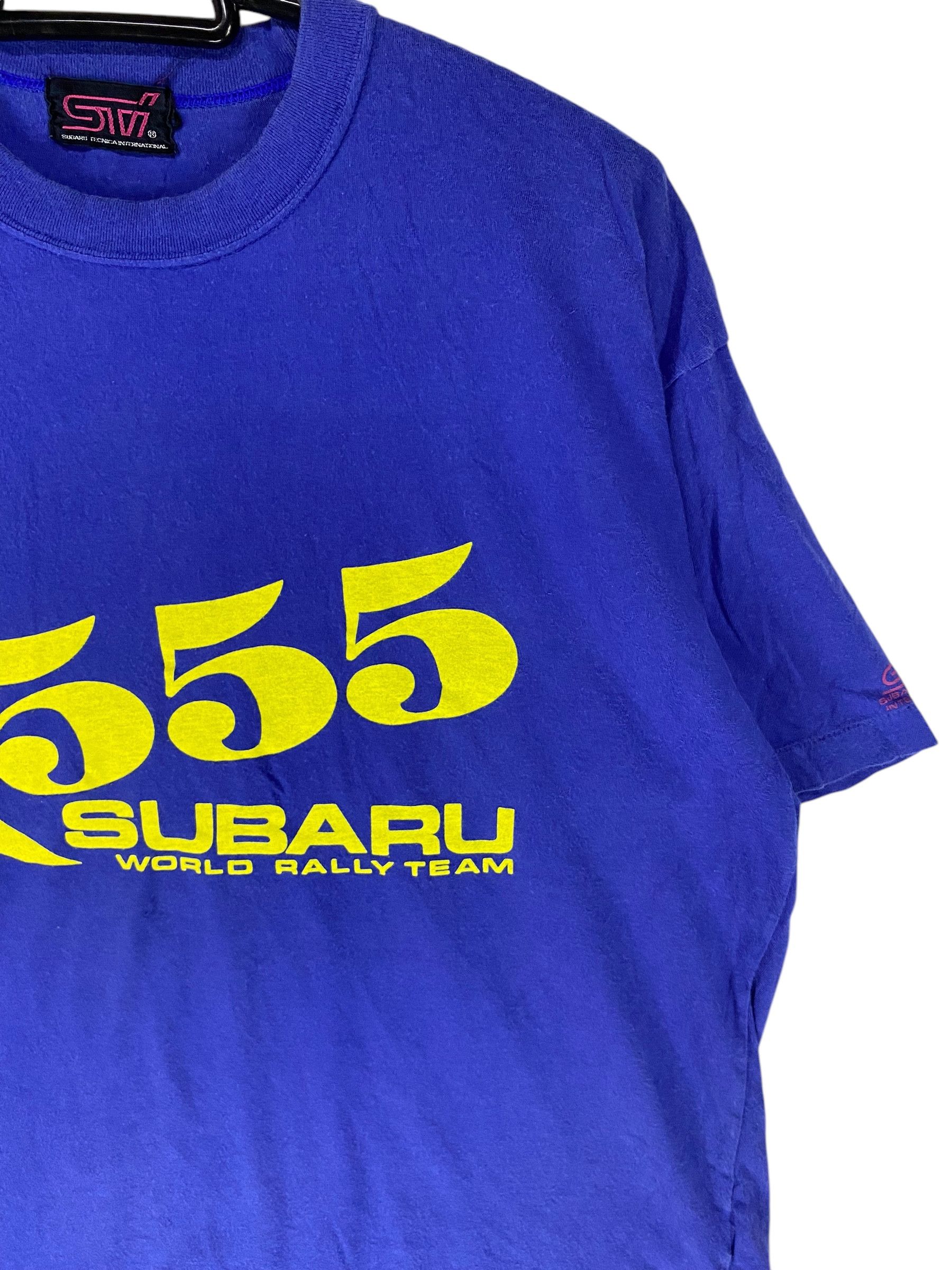 Vintage 90s Subaru 555 world rally team Vintage tshirt jdm sti Size US M / EU 48-50 / 2 - 3 Thumbnail