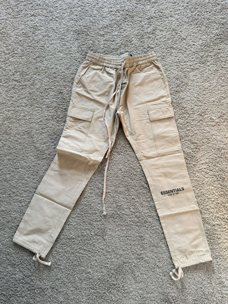 Essentials Fear Of God - Essentials - Nylon Tan Track Pants Size US 30 / EU 46 - 1 Thumbnail