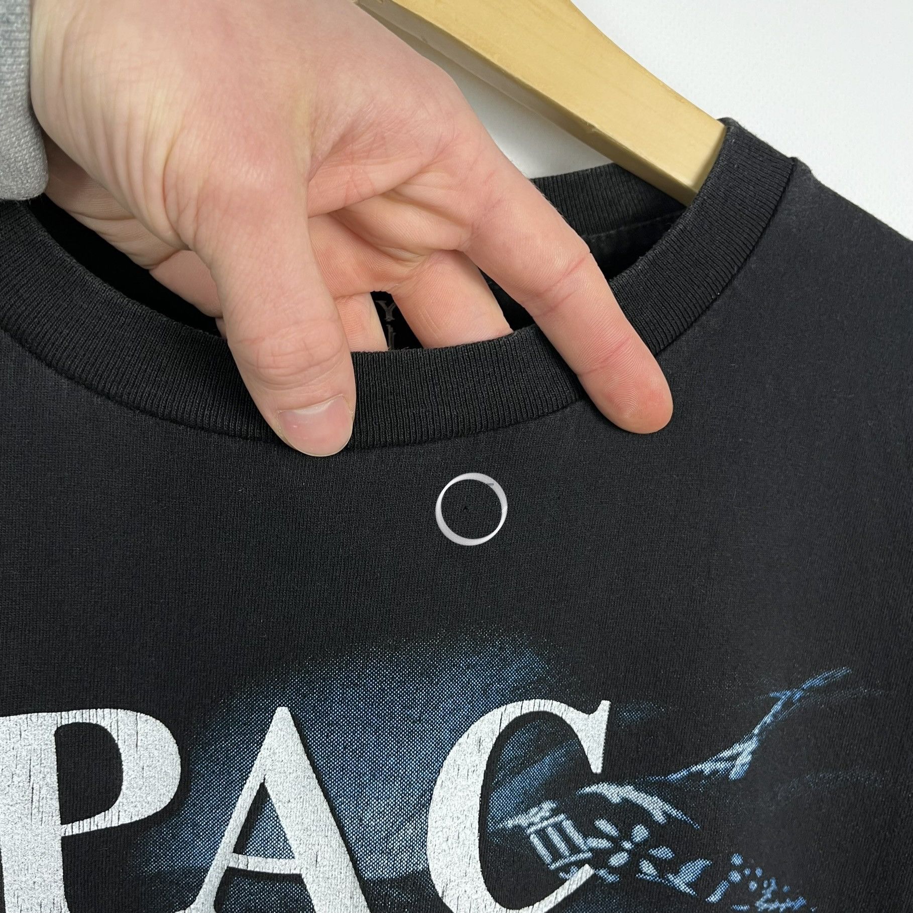 Rap Tees Vintage 2Pac Tupac Shakur AOP Rap T Shirt 90’s Size US XL / EU 56 / 4 - 13 Thumbnail