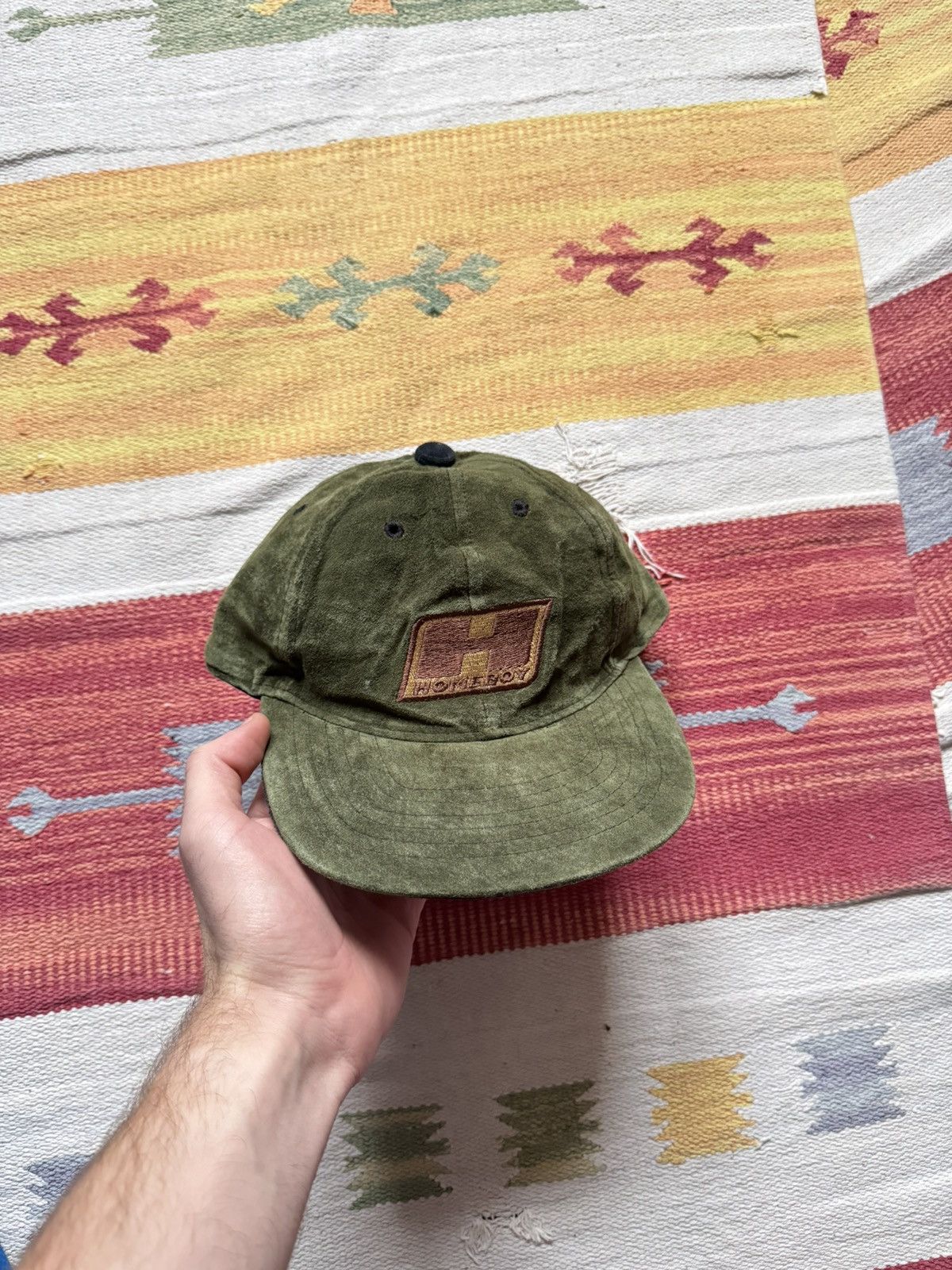HOMME BOY CO. Vintage 00’s Home Boy y2k Skateboarding Suede Hat Size ONE SIZE - 1 Thumbnail