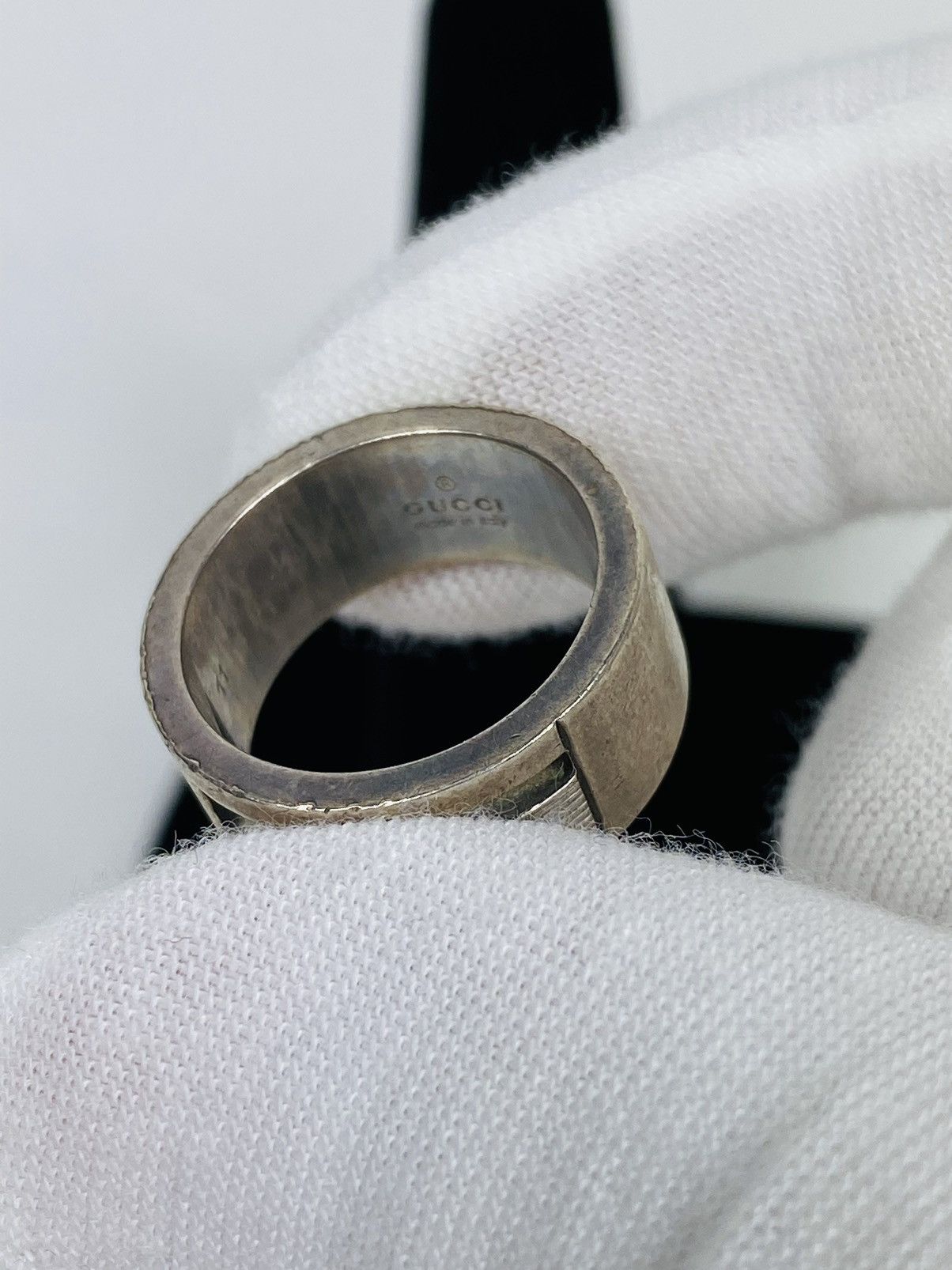 Gucci Gucci .925 Silver G Ring IT 11 Size ONE SIZE - 4 Thumbnail