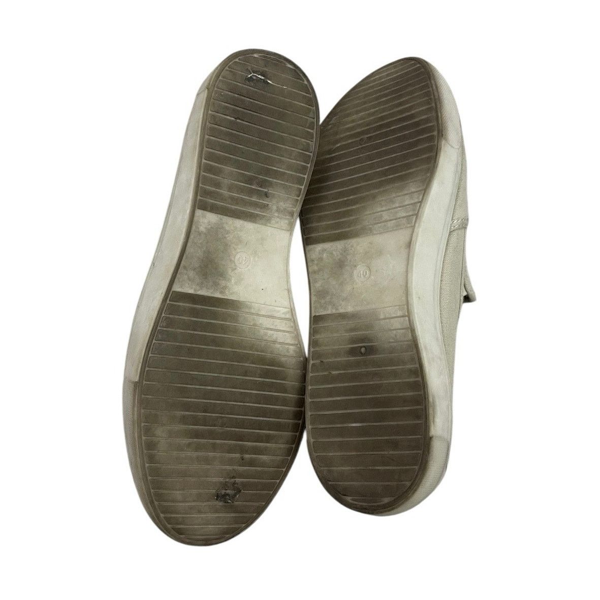 H&M H&M Tan Canvas Slip On Sneakers Size US 8.5 / IT 38.5 - 7 Thumbnail