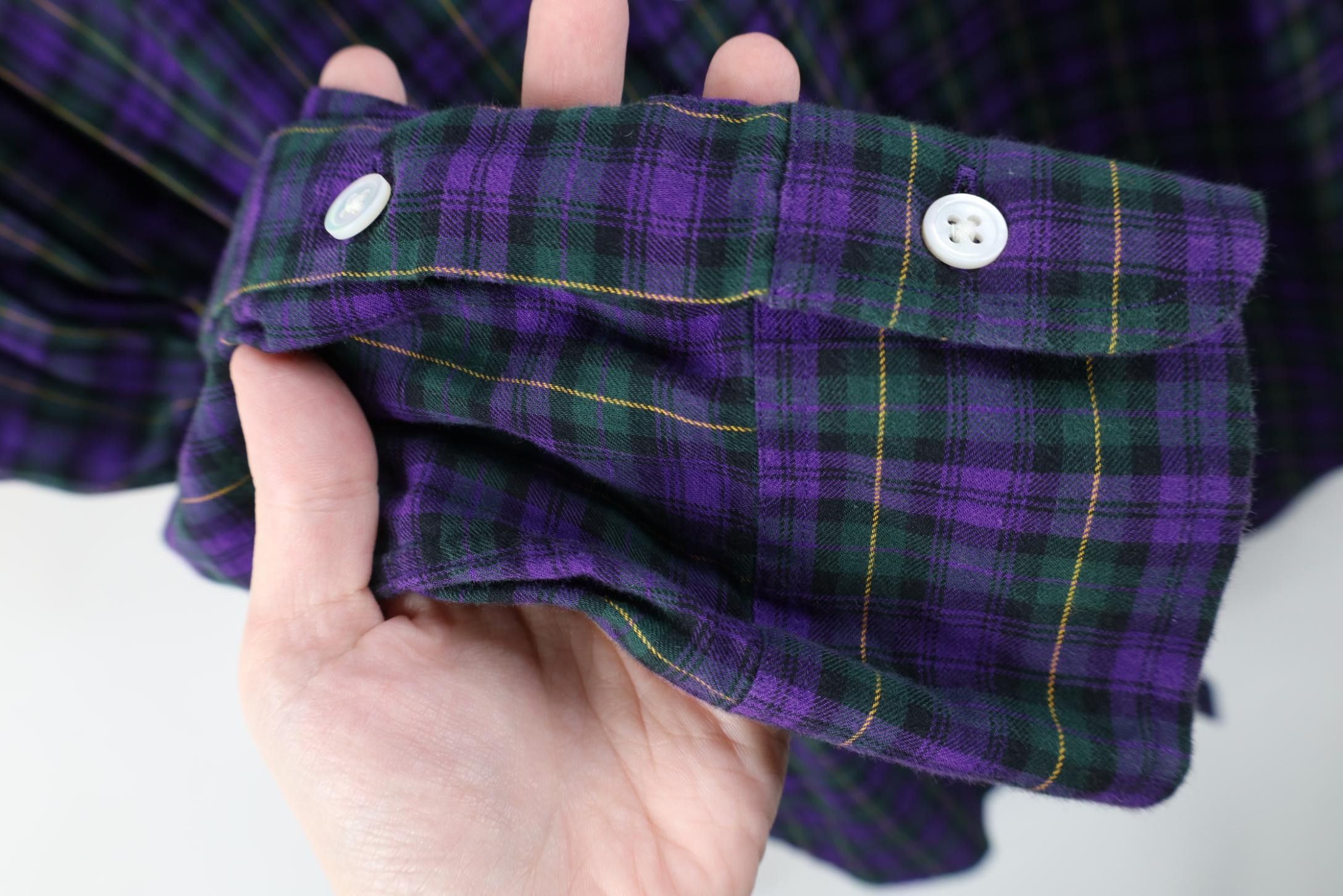 Polo Ralph Lauren Vintage 90s Ralph Lauren Fit Flannel Button Shirt Plaid Size US M / EU 48-50 / 2 - 5 Thumbnail