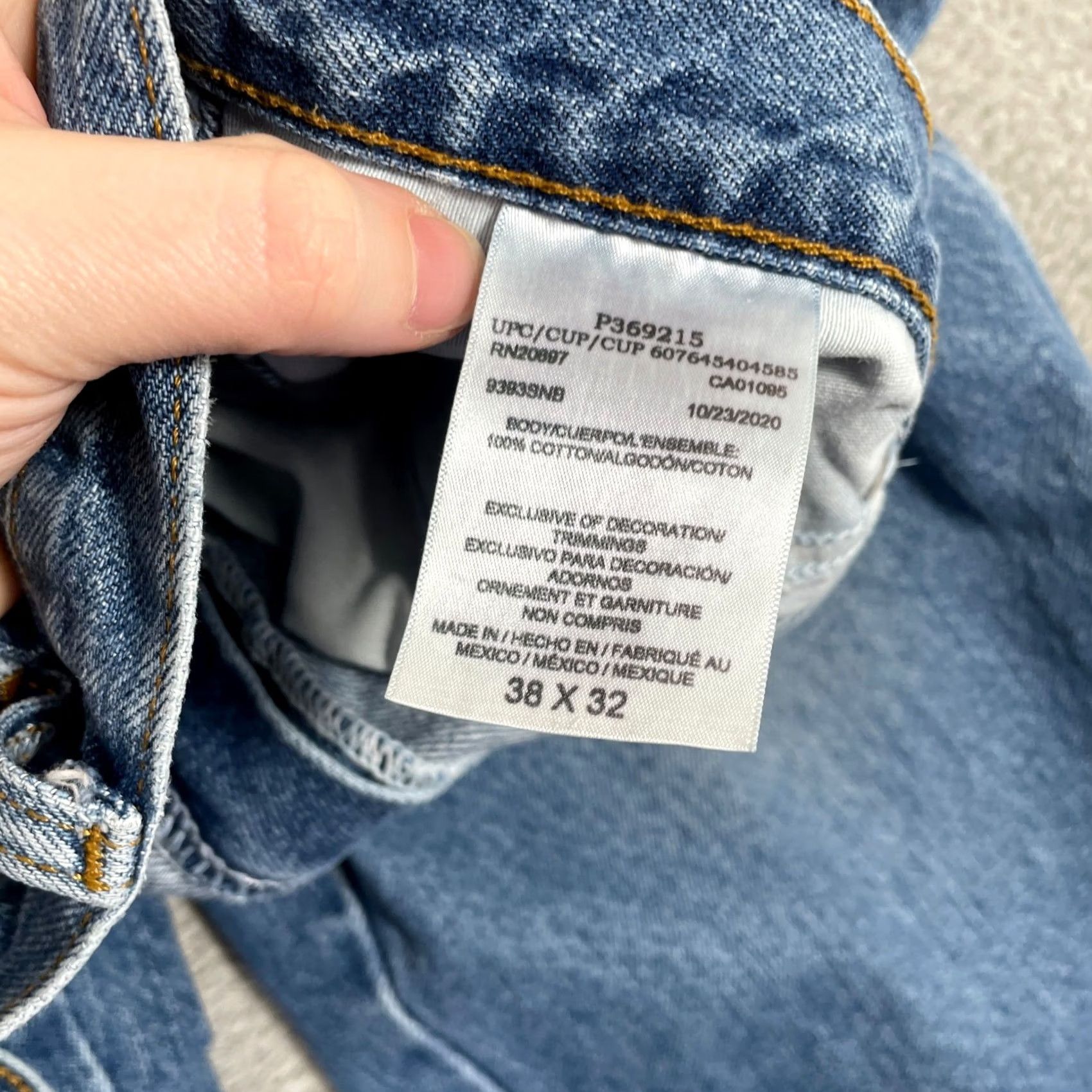 Dickies Dickies Jeans Mens 38x32 Blue Straight Leg Denim Workwear Skater Rugged Casual Size US 38 / EU 54 - 6 Thumbnail