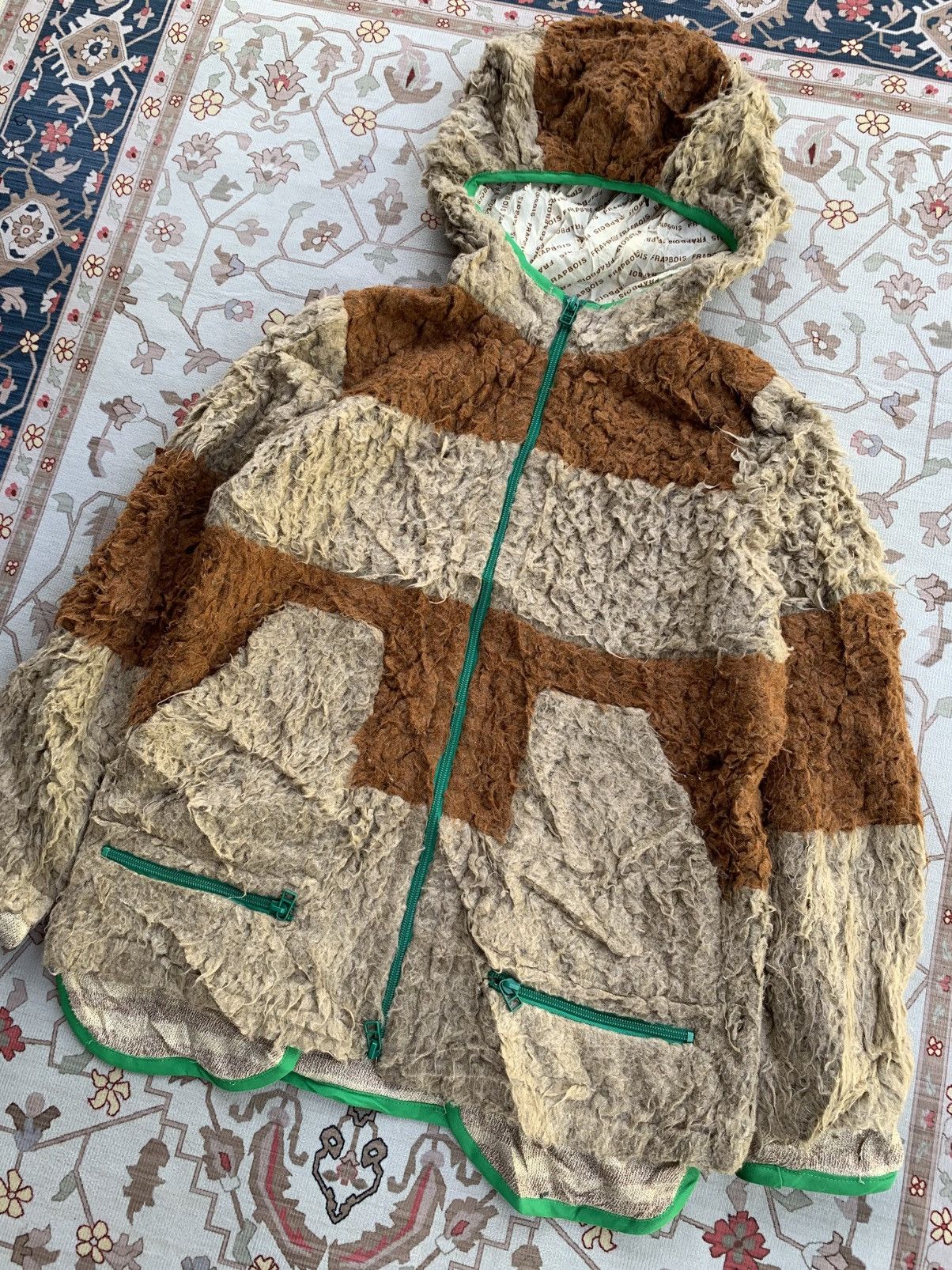 Frapbois FRAPBOIS SHAGGY PILE DOUBLEPOCKET ZIPPER FLEECE Size US M / EU 48-50 / 2 - 3 Thumbnail