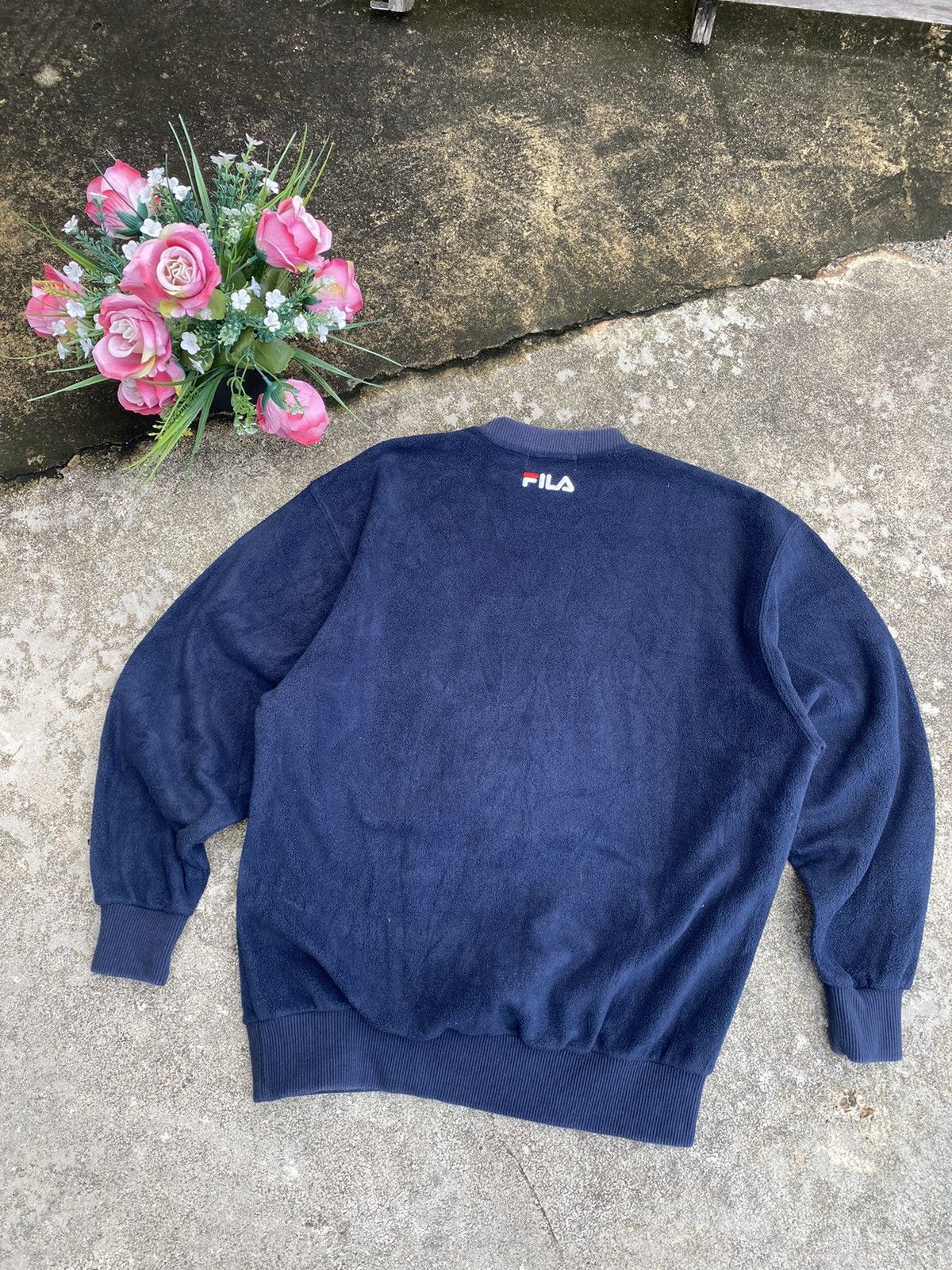 Fila 23”x27” ❗️Vintage 90s Fila Sport Embroidery Logo Sweatshirt Size US M / EU 48-50 / 2 - 4 Thumbnail