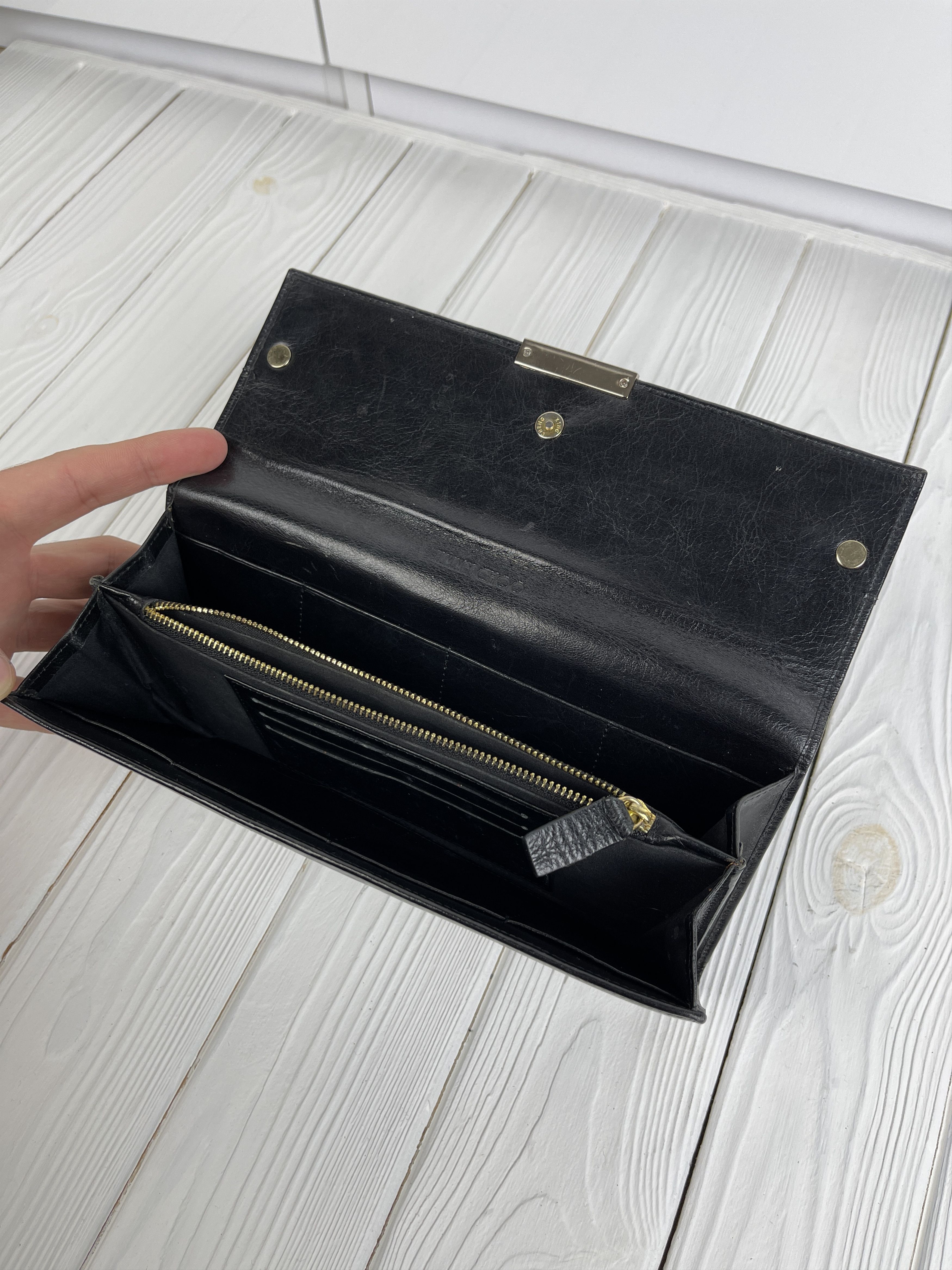 Jimmy Choo Jimmi Choo Leather Large Wallet Size ONE SIZE - 3 Thumbnail