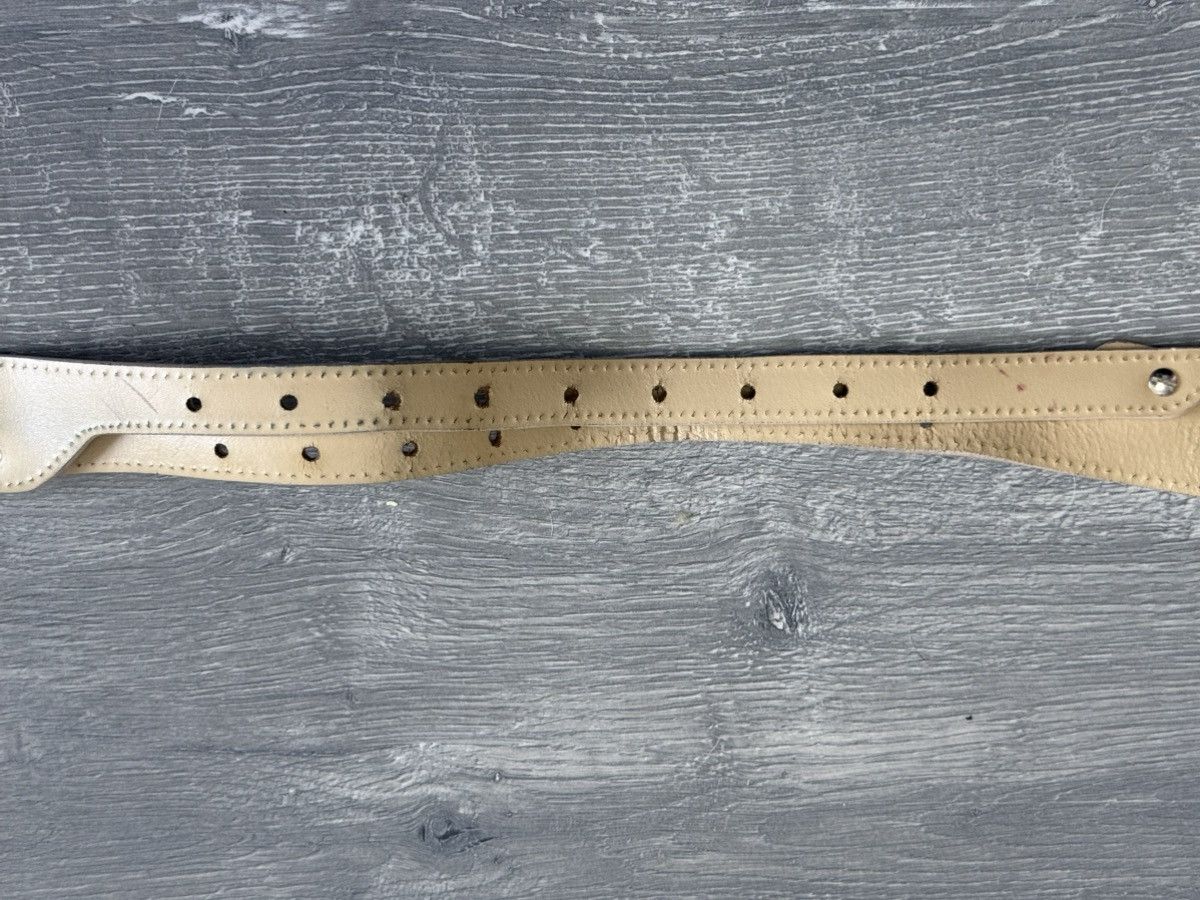 Dolce & Gabbana Dolce&Gabbana Women’s Leather Beige Brown Belt Size 85 Size ONE SIZE - 8 Thumbnail