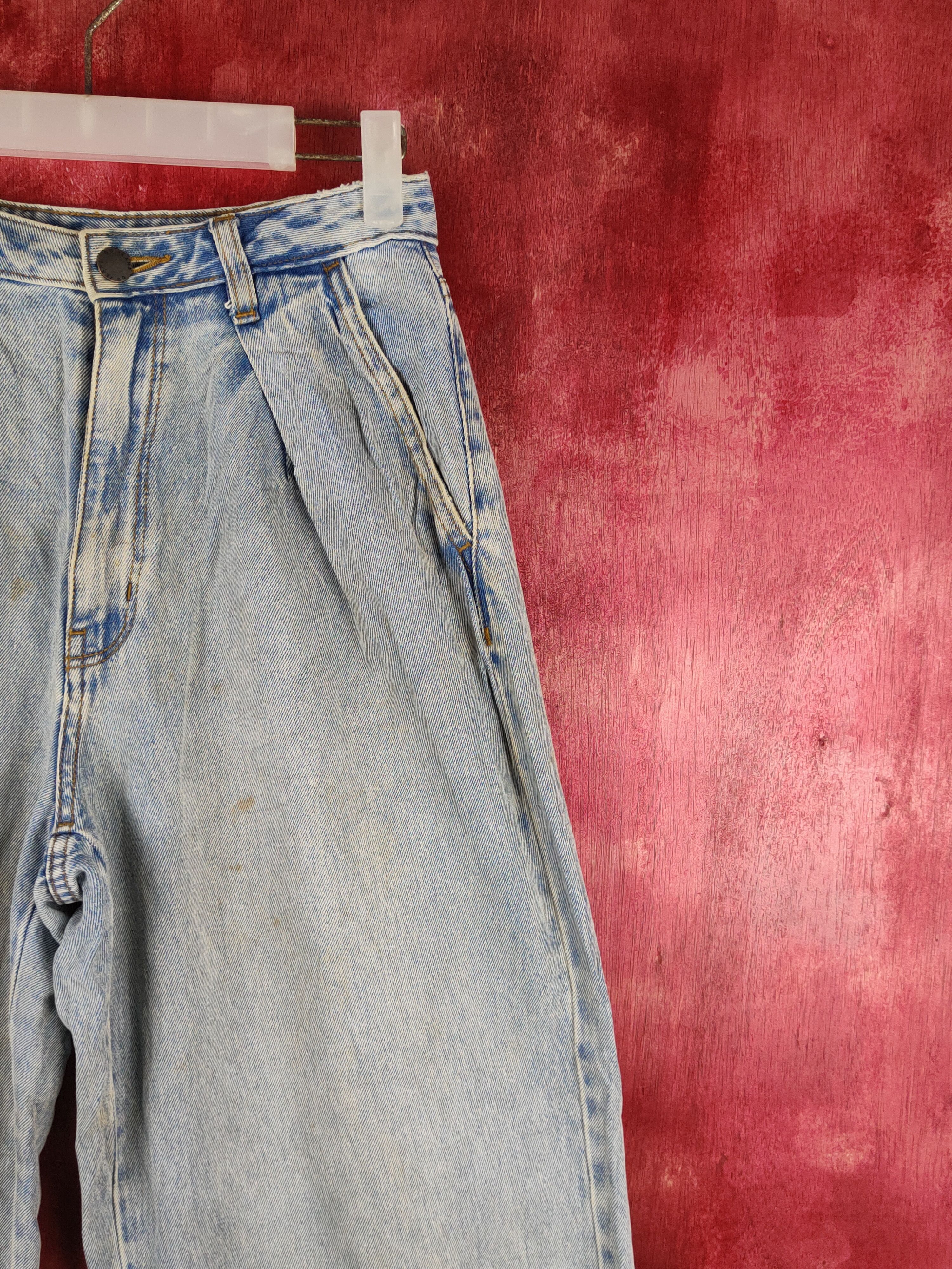 GU GU Blue Faded Distressed Ripped Jeans #S1774 Size 27" / US 4 / IT 40 - 5 Thumbnail