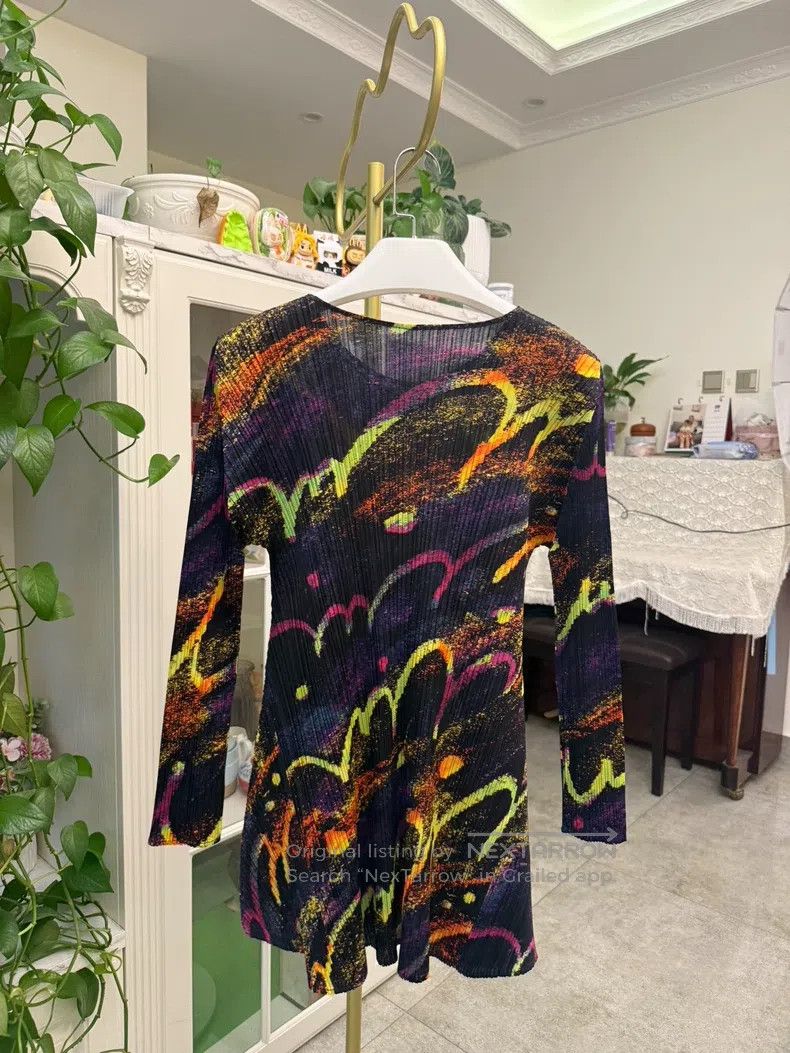 Issey Miyake Issey Miyake Firework Print Top Size L / US 10 / IT 46 - 6 Thumbnail