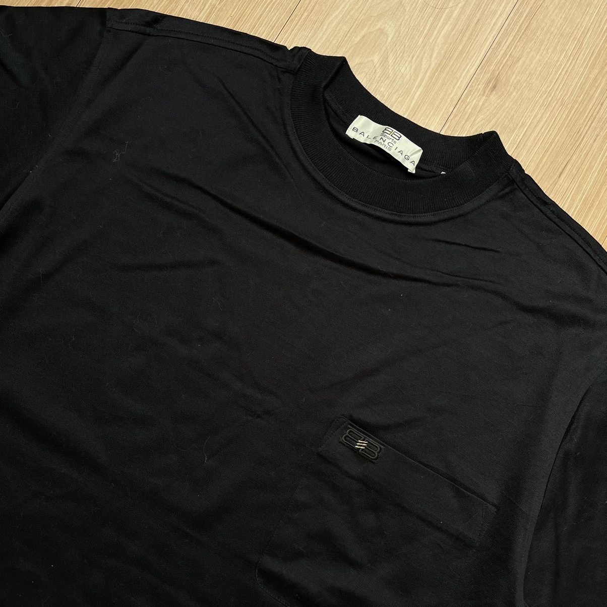 Balenciaga Vintage 90s Balenciaga Long Sleeve T-Shirt BB Logo Size US M / EU 48-50 / 2 - 4 Thumbnail