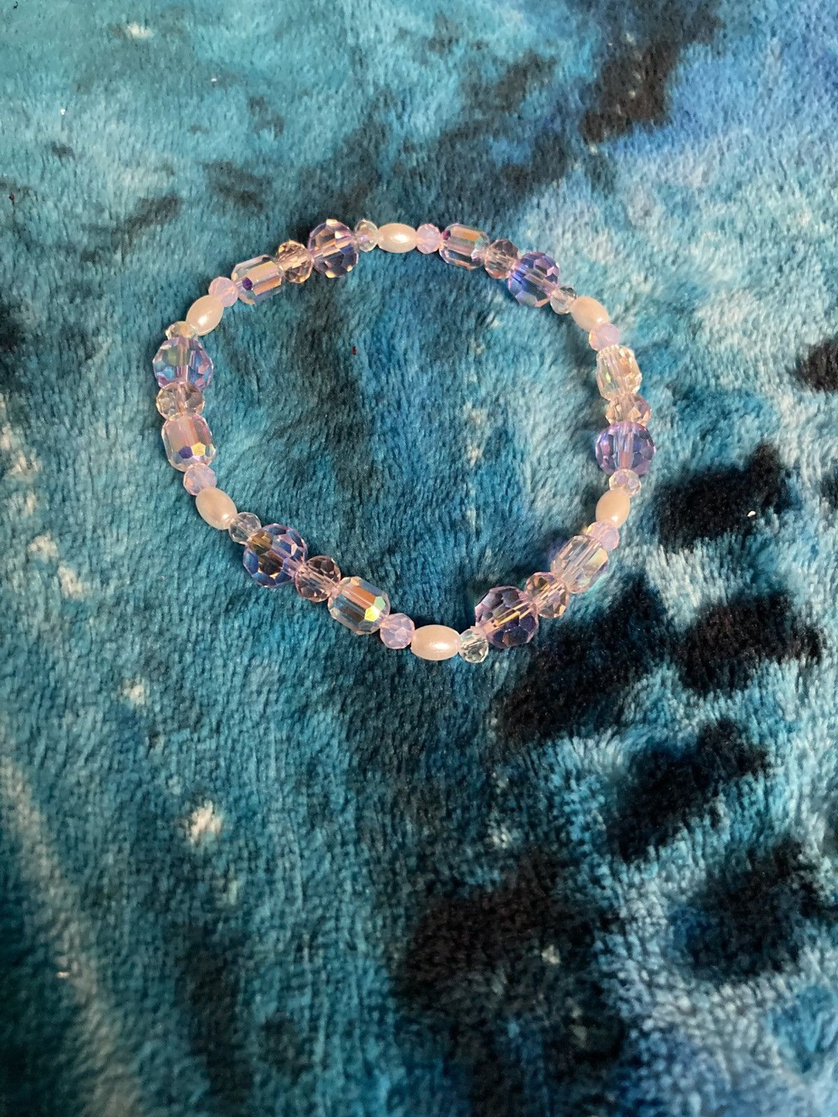 Other Irredecent and faux pearl beaded bracelet Size ONE SIZE - 1 Thumbnail