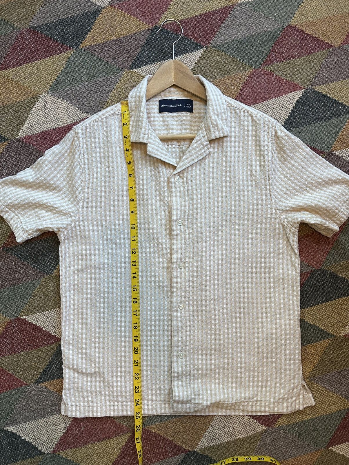Abercrombie & Fitch Camp Collar Knit Shirt Size US S / EU 44-46 / 1 - 5 Thumbnail