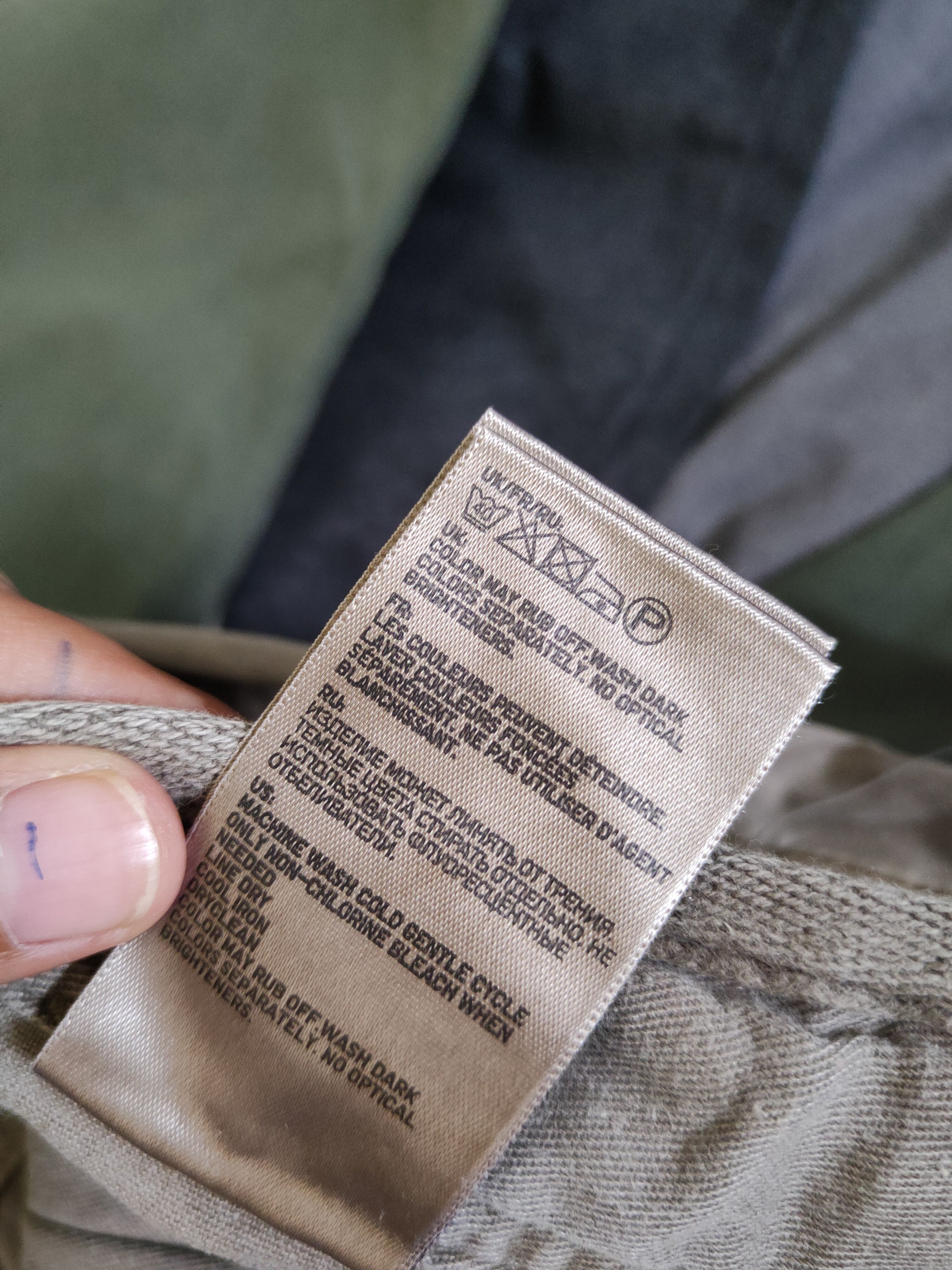 Japanese Brand Uniqlo Olive Faded Multipocket Tactical Cargo Pants #W1896 Size US 32 / EU 48 - 12 Thumbnail