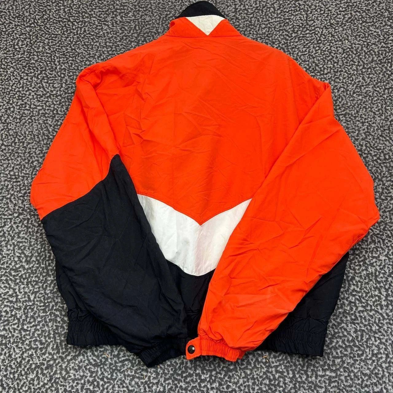 Delong Vintage DeLong Windbreaker Jacket Men Snap Button XL Size US XL / EU 56 / 4 - 2 Thumbnail