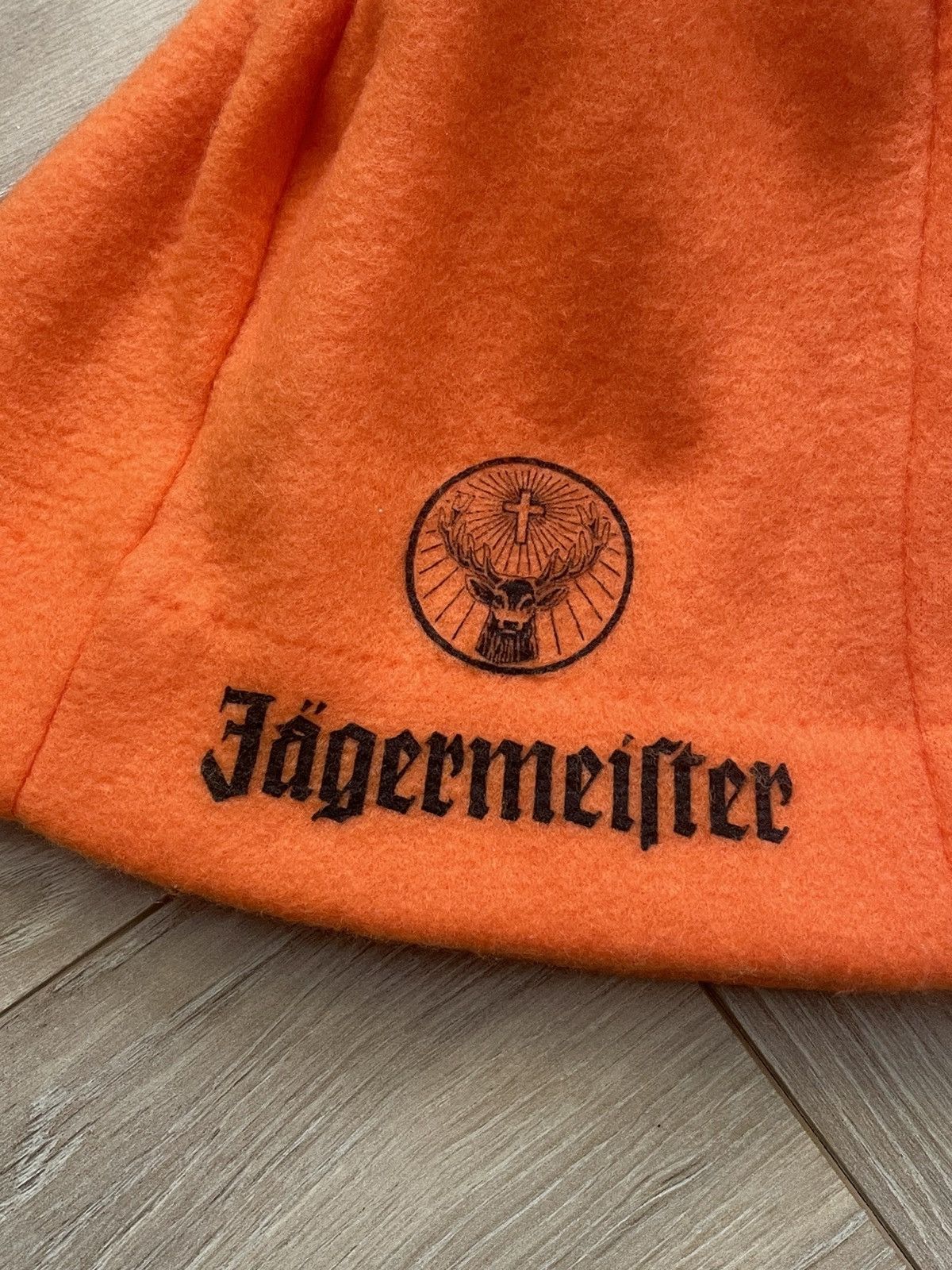 Jagermeister × Vintage Jagermeister Orange and Black Beanie Toque Hat Size ONE SIZE - 4 Thumbnail