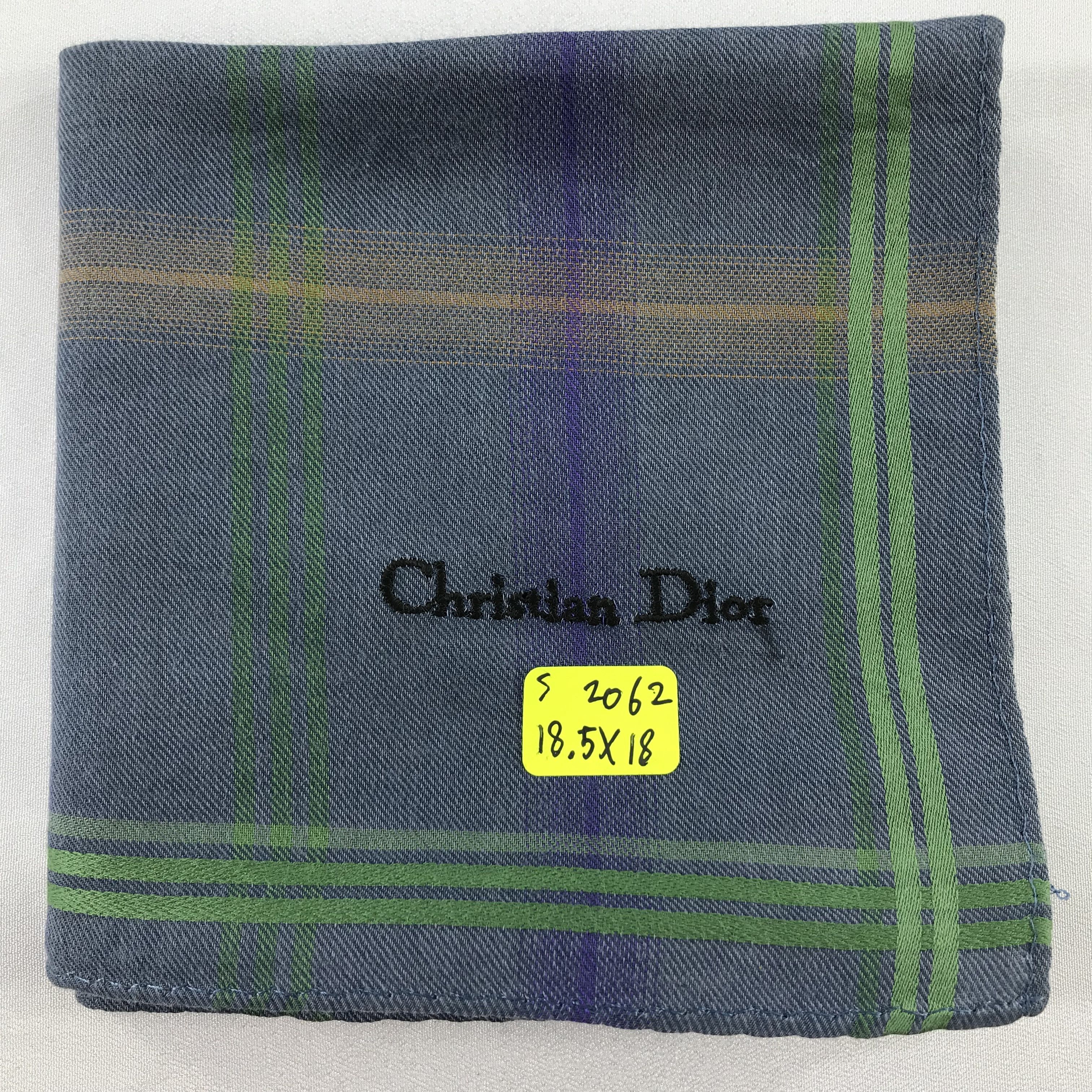 Vintage Christian Dior Bandana / Handkerchief / Neckerchief - S2062 Size ONE SIZE - 5 Thumbnail