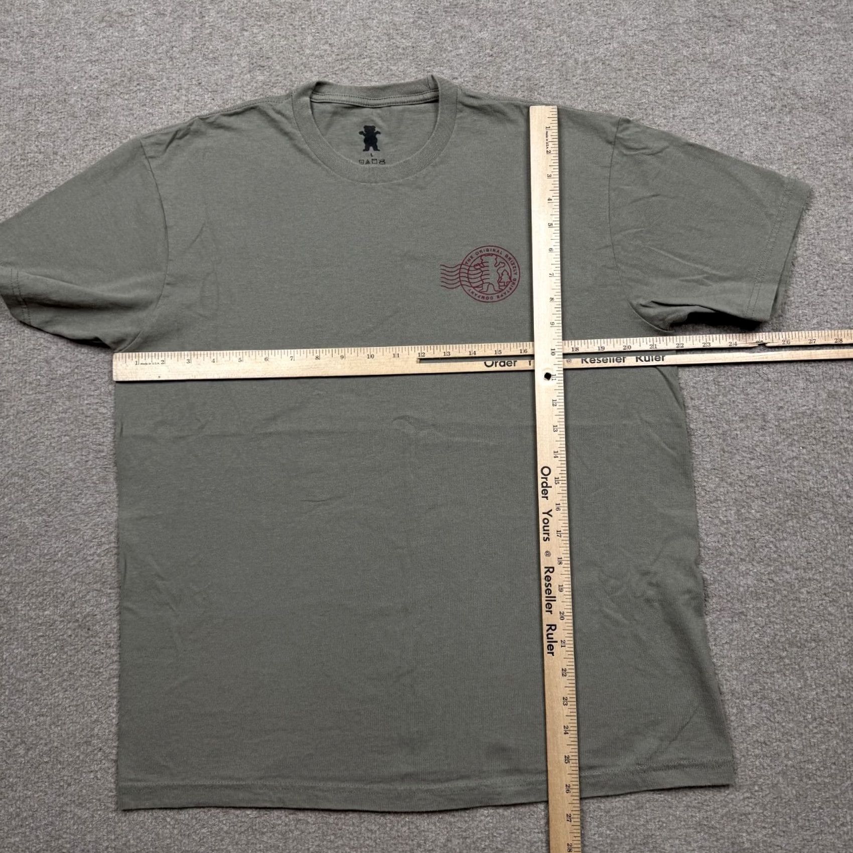 Vintage Grizzly Griptape T-Shirt Mens L Green Short Sleeve Streetwear Tee Size US L / EU 52-54 / 3 - 5 Thumbnail