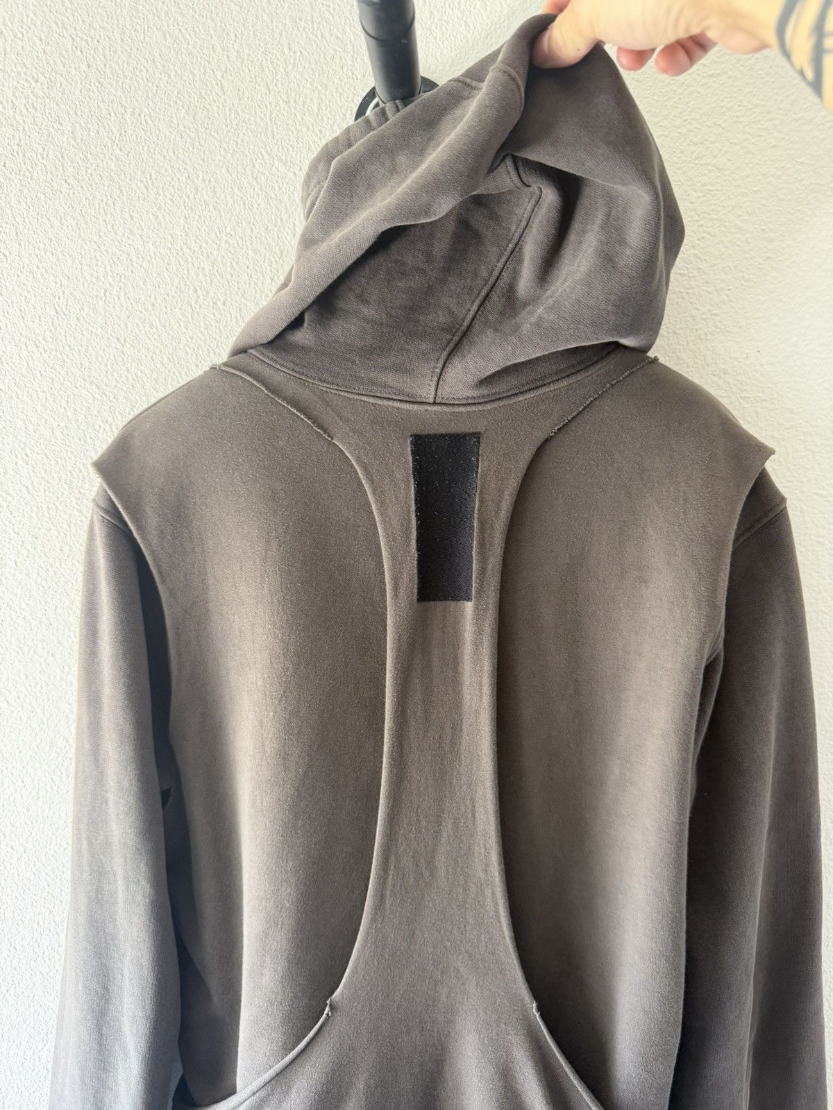 Rick Owens 2004 Slab Layered Hoodie L Size US L / EU 52-54 / 3 - 6 Thumbnail
