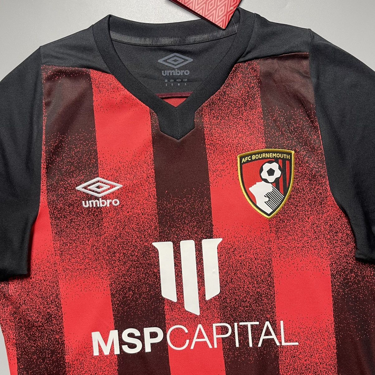 Umbro BOURNEMOUTH UMBRO 2020/2021 FOOTBALL HOME JERSEY #7 BROOKS Size US S / EU 44-46 / 1 - 4 Thumbnail