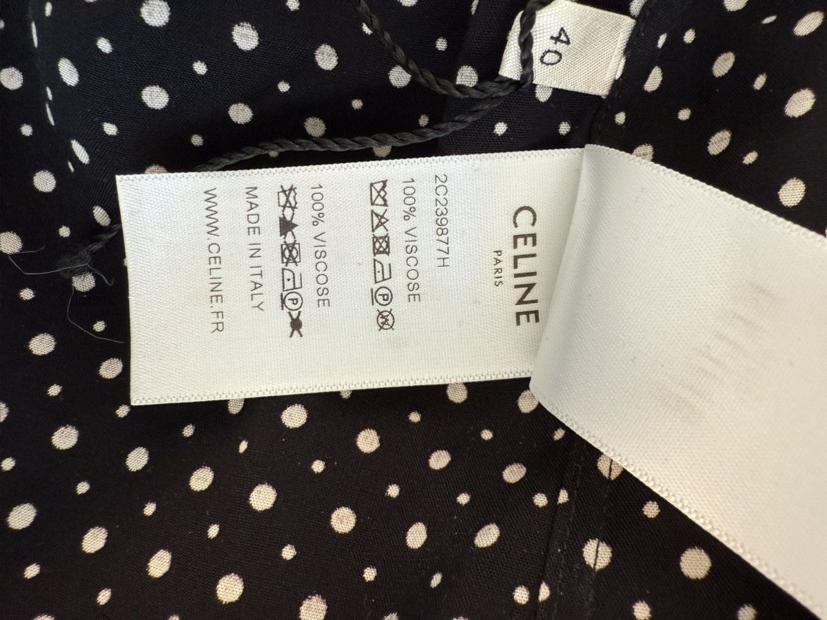 Celine × Hedi Slimane Celine Polka Dot Shirt - 40 Size US M / EU 48-50 / 2 - 5 Thumbnail