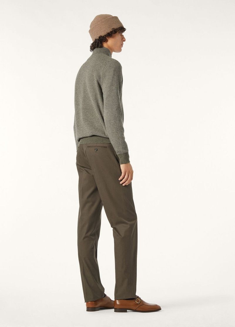 Loro Piana o1w1db10226 FAG4525 Roadster Mezzocollo Sweater Light Green Size US M / EU 48-50 / 2 - 5 Thumbnail