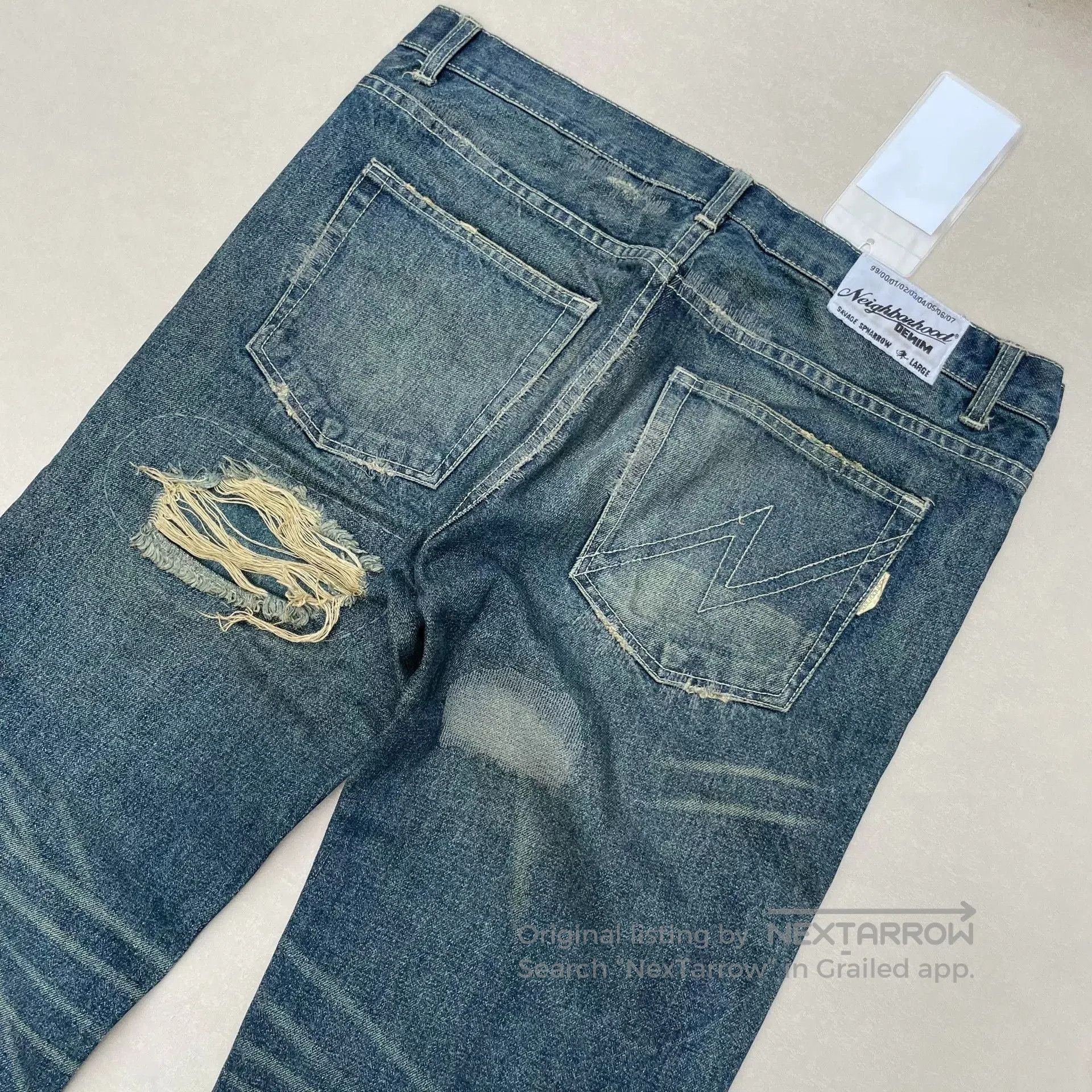 Neighborhood Neighborhood 02 Savage Washed Narrow Jeans. Size US 26 / EU 42 - 6 Thumbnail