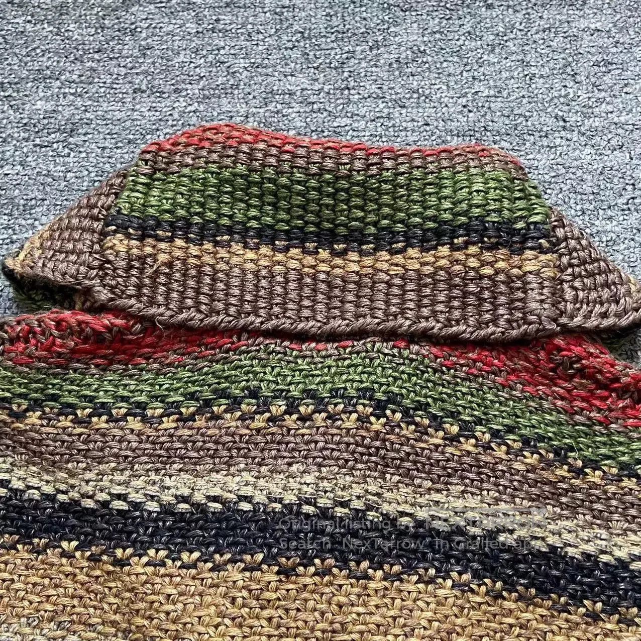 RRL Ralph Lauren RRL Men's Classic Retro Striped Knit Sweater. Size US S / EU 44-46 / 1 - 6 Thumbnail