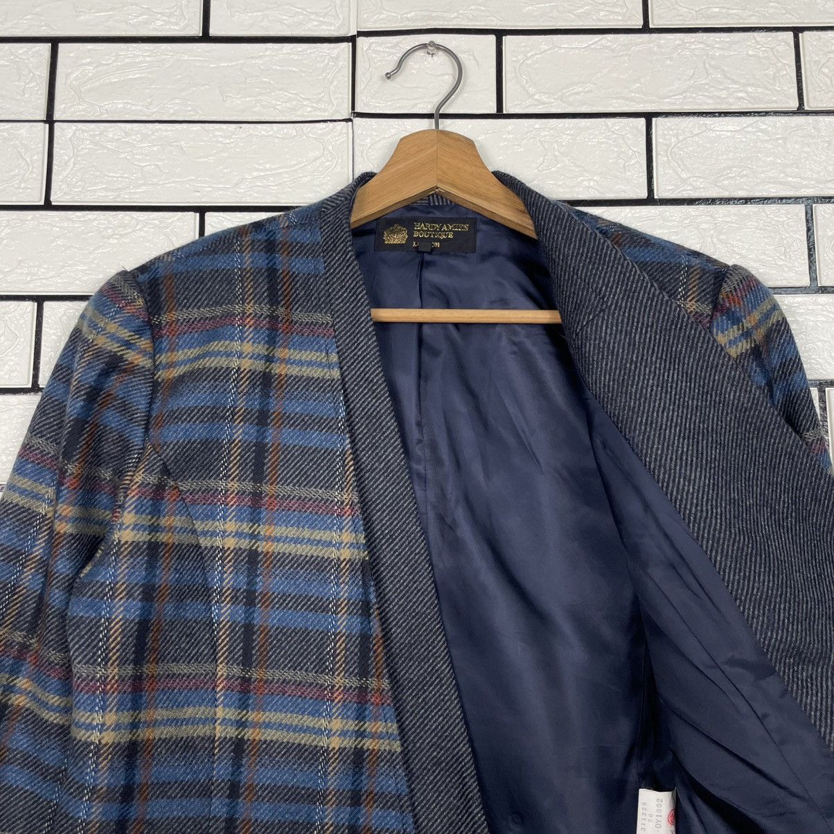 Hardy Amies Hardy Amies Boutique London Plaid Crop Jacket Size M / US 6-8 / IT 42-44 - 10 Thumbnail