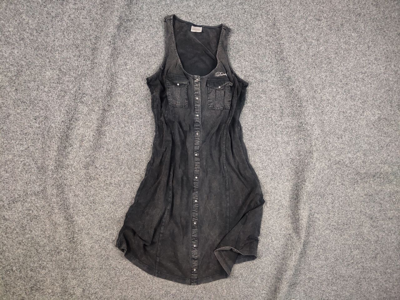 Diesel Vintage Diesel Y2K Style Tank dress medium length graphite Size XL / US 12-14 / IT 48-50 - 1 Thumbnail