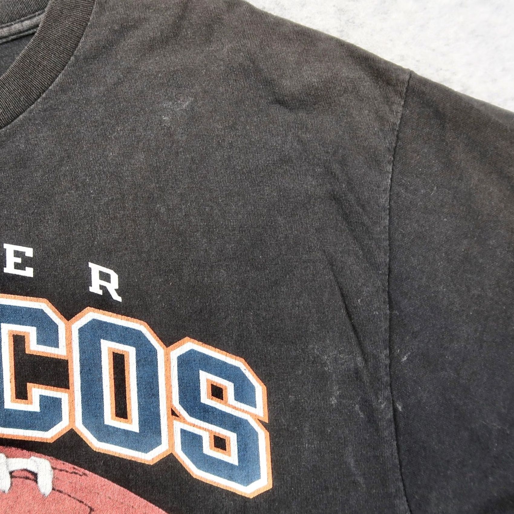 Logo Athletic VINTAGE Denver Broncos Football T-Shirt Mens Large L Black NFL Graphic Logo Athletic 90s Size US L / EU 52-54 / 3 - 6 Thumbnail