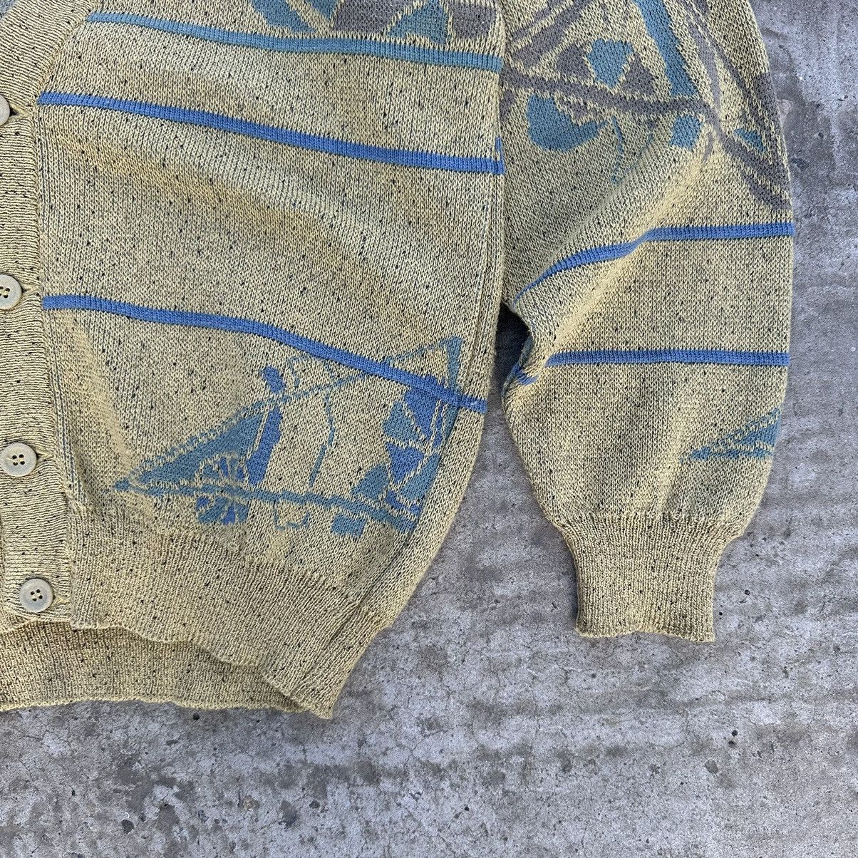 Vintage Vintage Knit Cardigan Abstract Logo Y2K Style USA 90s Size US M / EU 48-50 / 2 - 3 Thumbnail