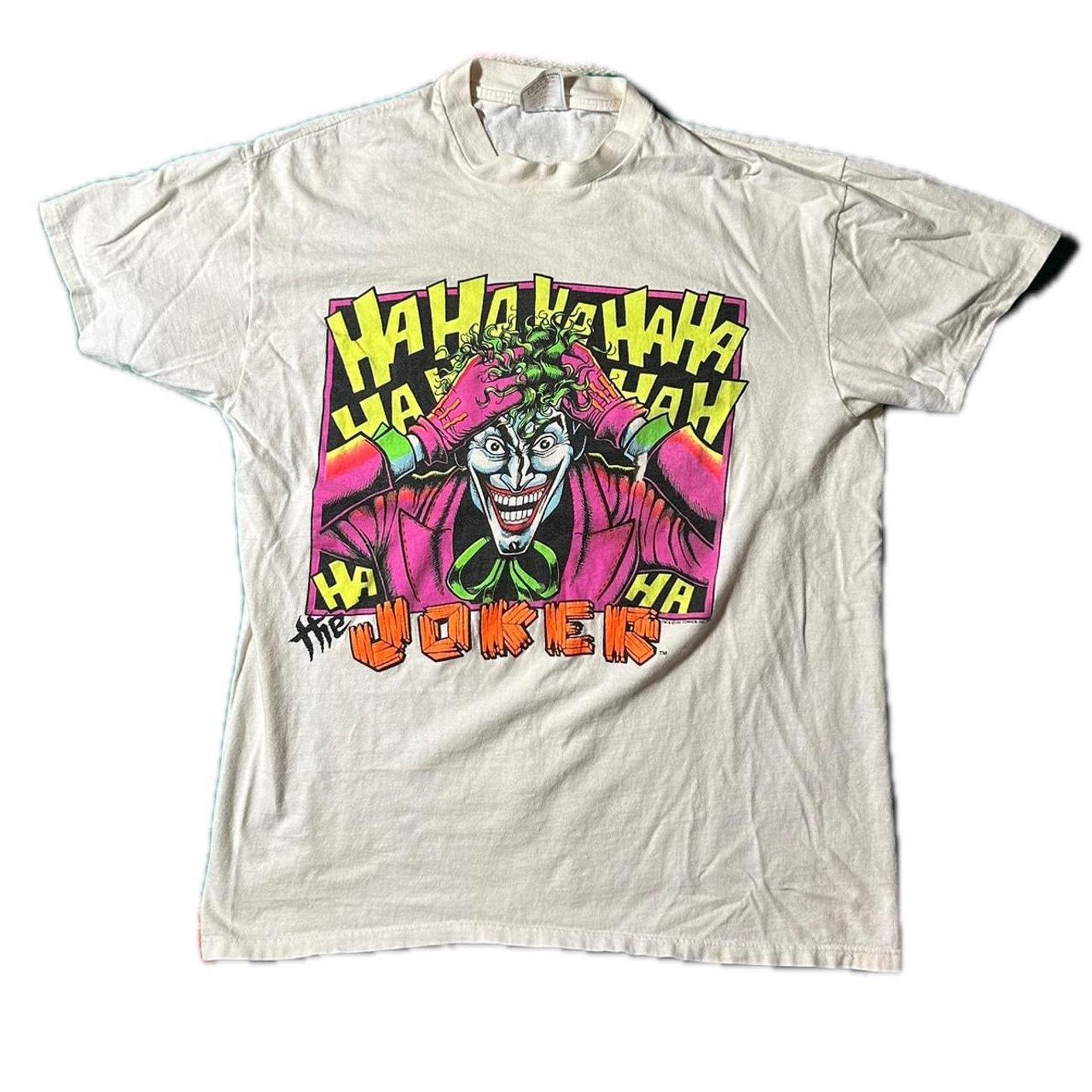 Marvel Comics Single stitch white joker comic Size US XL / EU 56 / 4 - 1 Thumbnail
