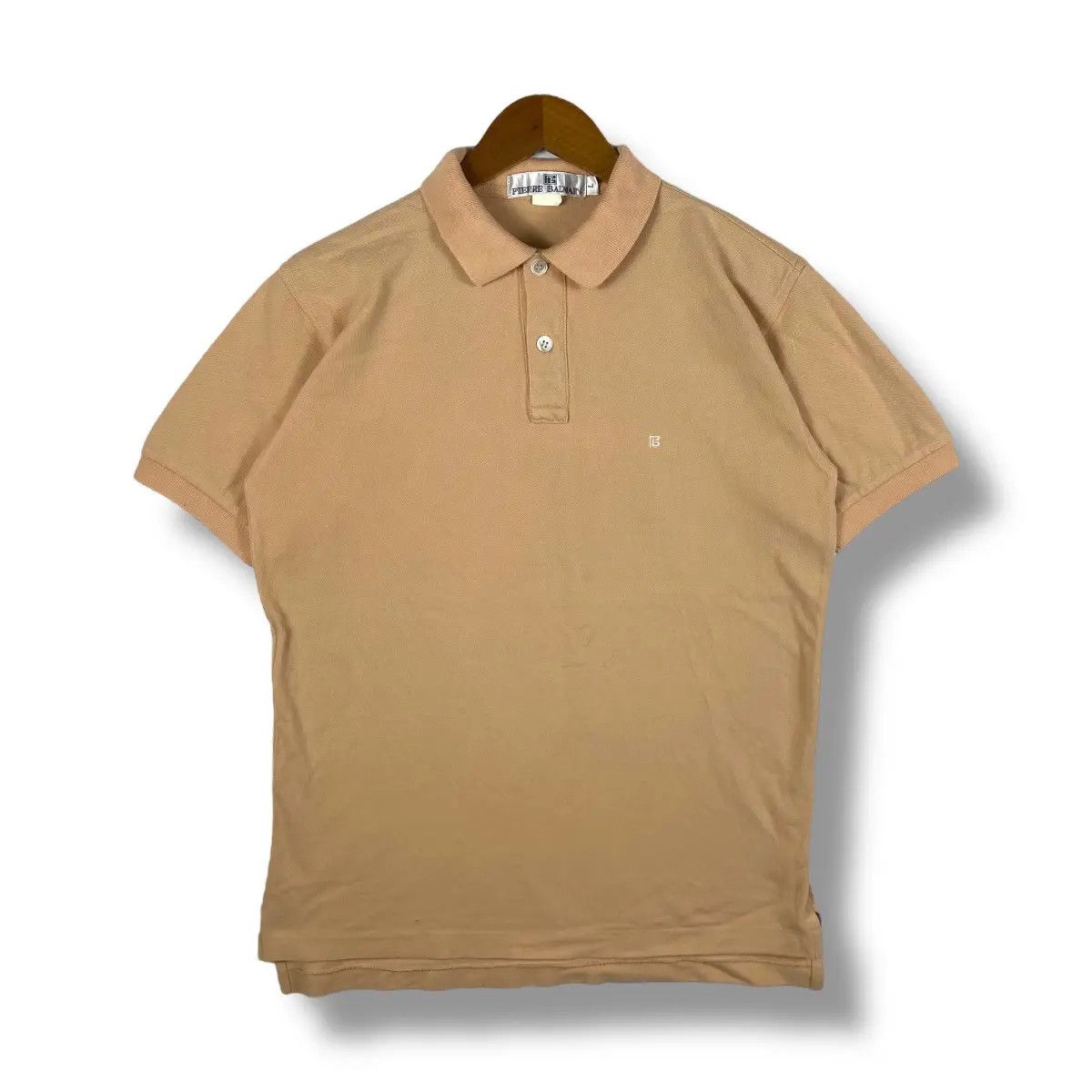 Pierre Balmain Vintage 90's PIERRE BALMAIN Small Embroidery Logo Polo Shirt Size US L / EU 52-54 / 3 - 1 Thumbnail