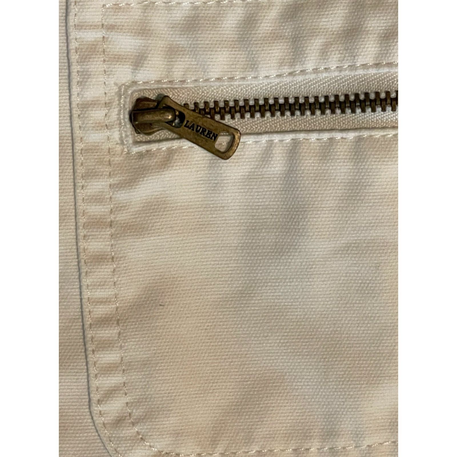 Ralph Lauren Lauren Ralph Lauren White Military Jacket Women's 2XL Cotton Solid Button Accents Size XXL / US 16-18 / IT 52-54 - 2 Thumbnail
