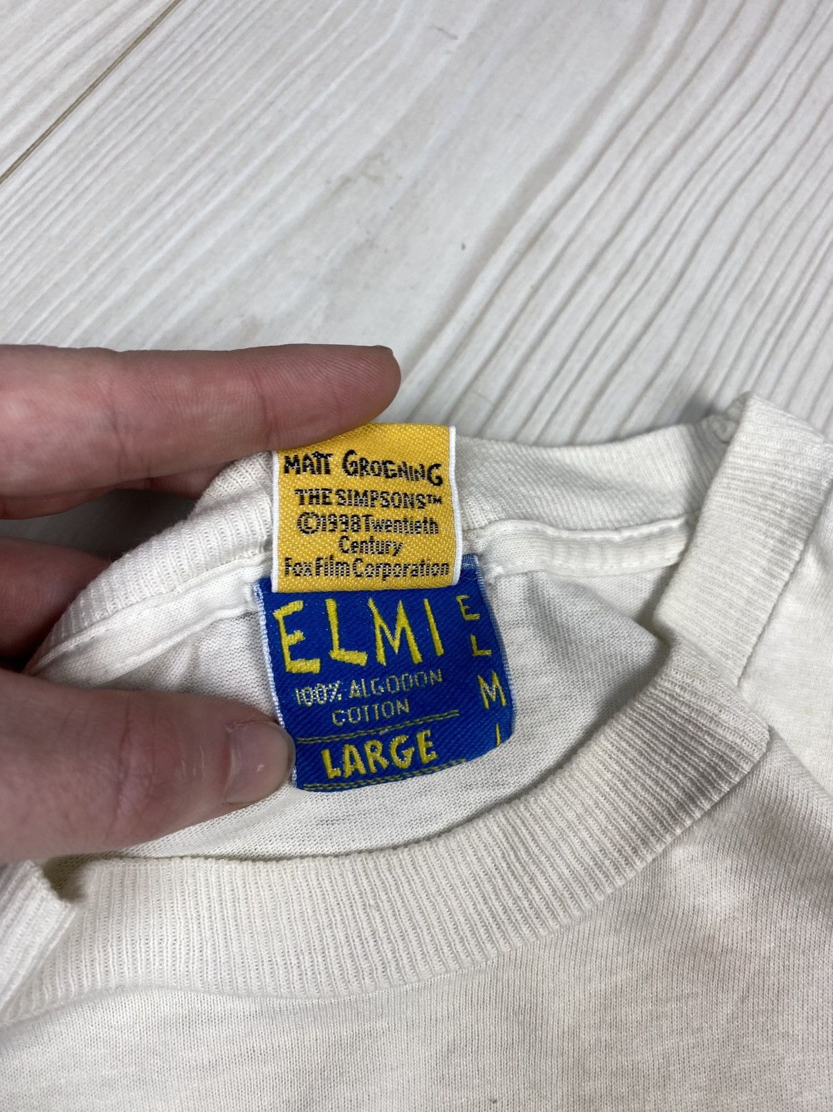 The Simpsons × Vintage Vintage The Simpsons 1998 Hugo Bart T-shirt Size US L / EU 52-54 / 3 - 9 Thumbnail