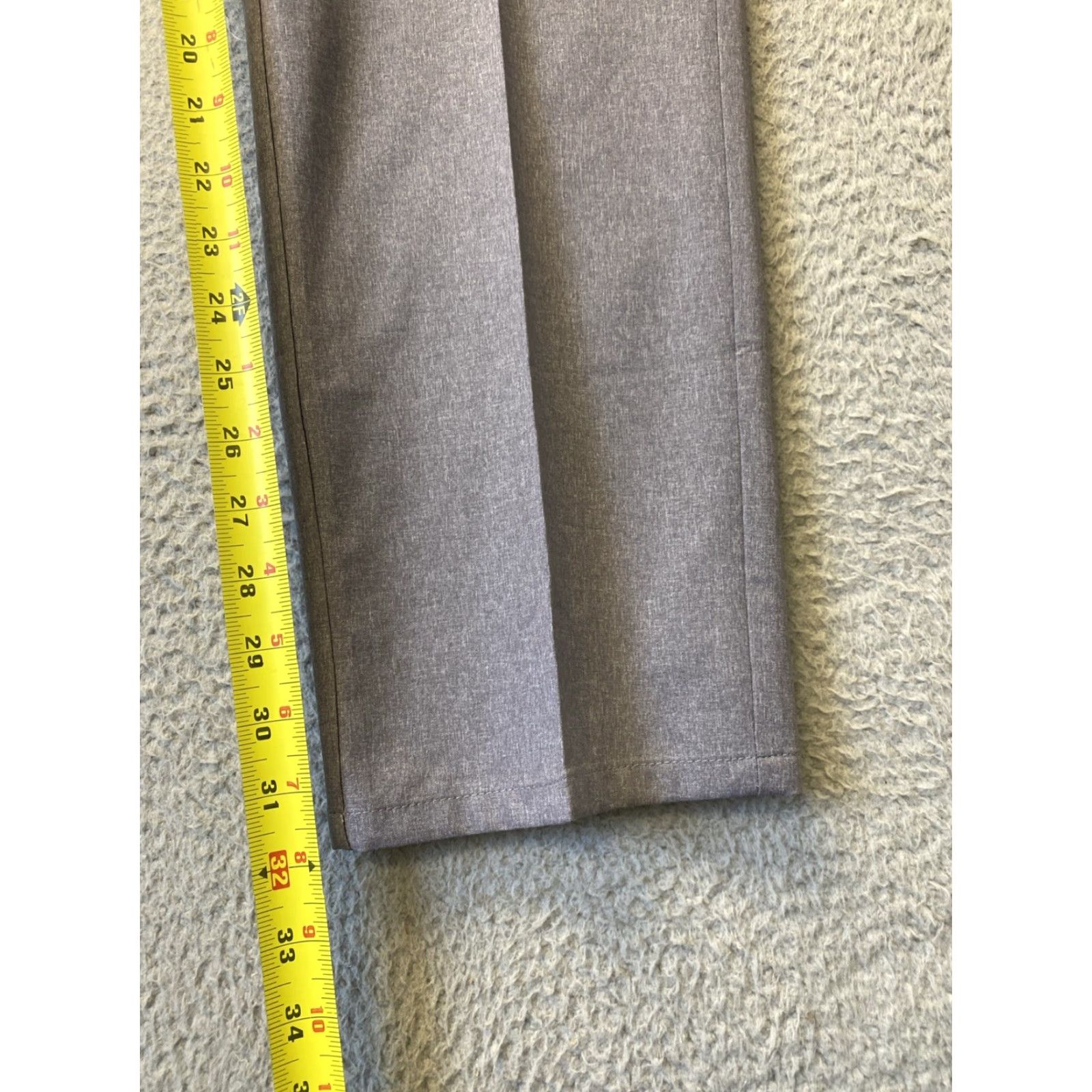 Puma Puma Tailored Golf Pants Tapered Leg Stretch Waist 34x32 Gray Mens Pants 100% Polyester Casual Stretch Day on Course Size US 34 / EU 50 - 5 Thumbnail