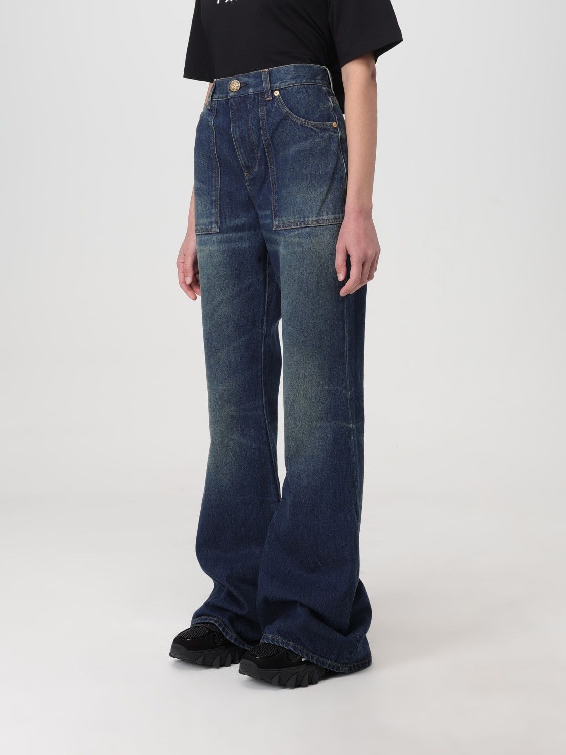 Balmain o1y0625 Denim Pant in Blue Size 28" / US 6 / IT 42 - 3 Thumbnail