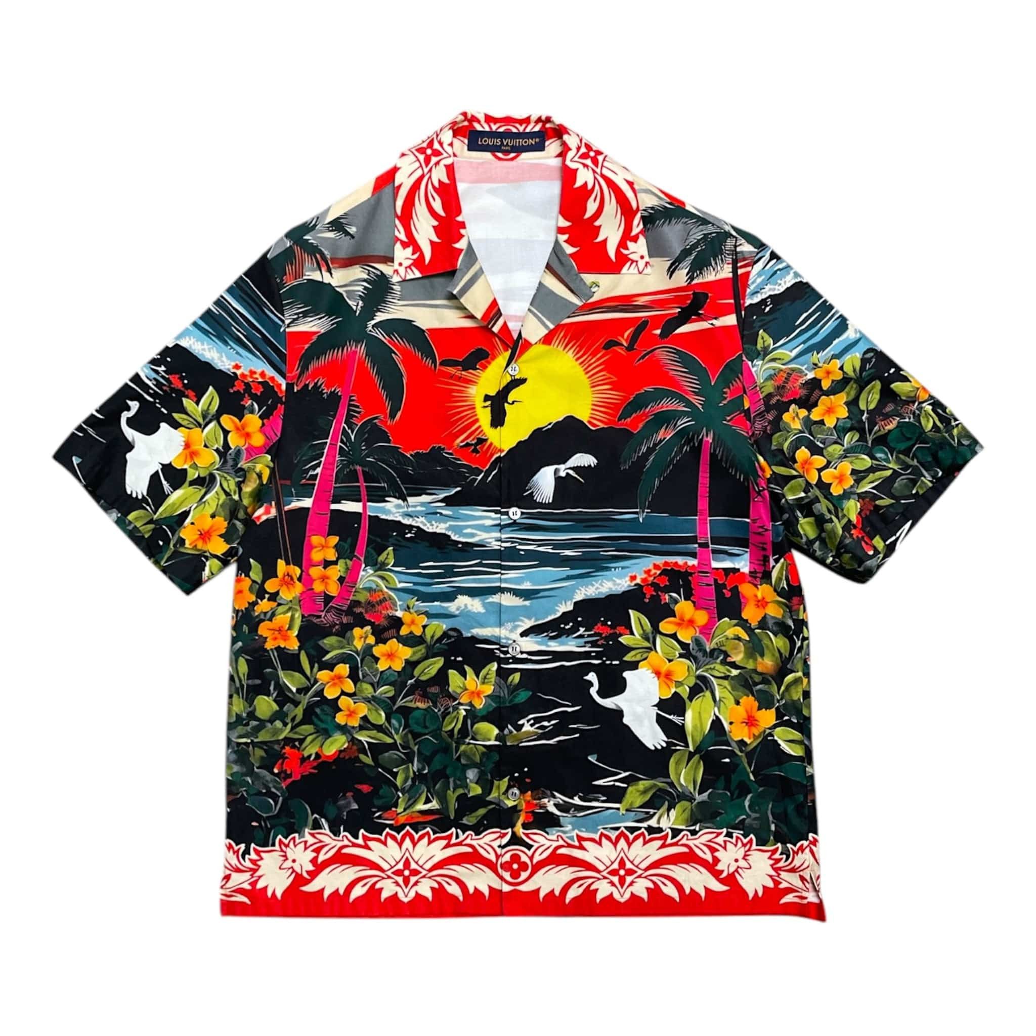 Louis Vuitton Sunset Button Up Short Sleeve Shirt Multi Size US S / EU 44-46 / 1 - 1 Thumbnail
