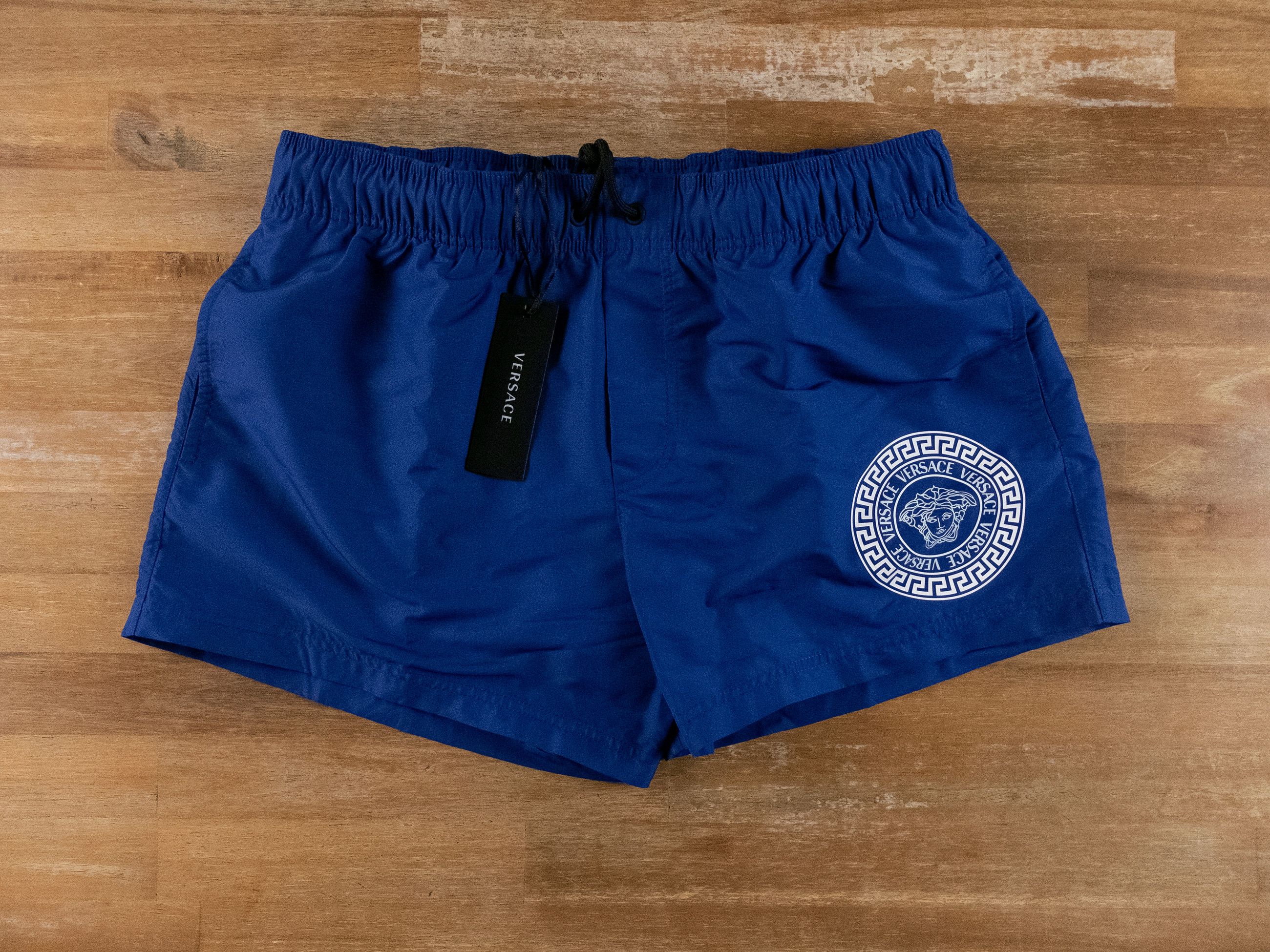 Versace VERSACE royal blue Medusa logo swim shorts 4 Medium trunks Size US 32 / EU 48 - 3 Thumbnail