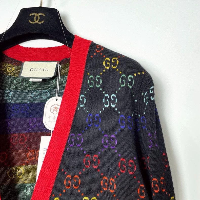 Gucci Gucci Double G full print cardigan jacket 2501-Nextarrow Size US S / EU 44-46 / 1 - 3 Thumbnail
