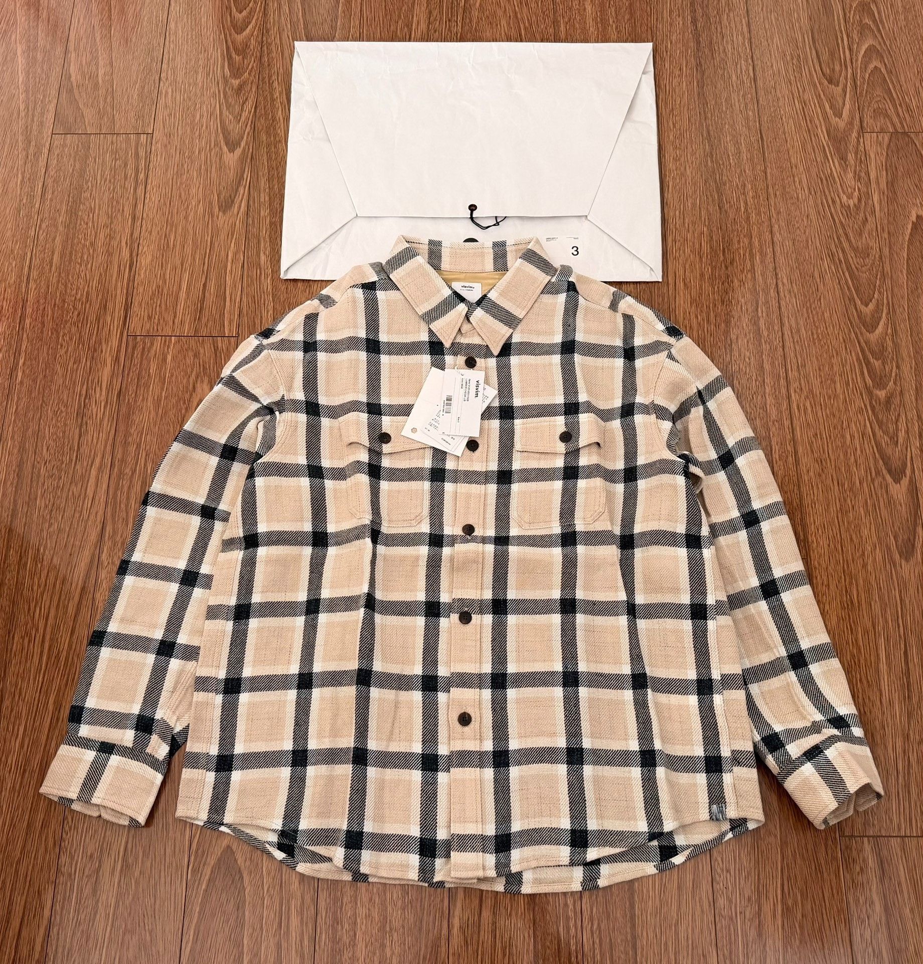 Visvim VISVIM LUMBER CHECK L/S Plaid Shirt Size US L / EU 52-54 / 3 - 1 Thumbnail